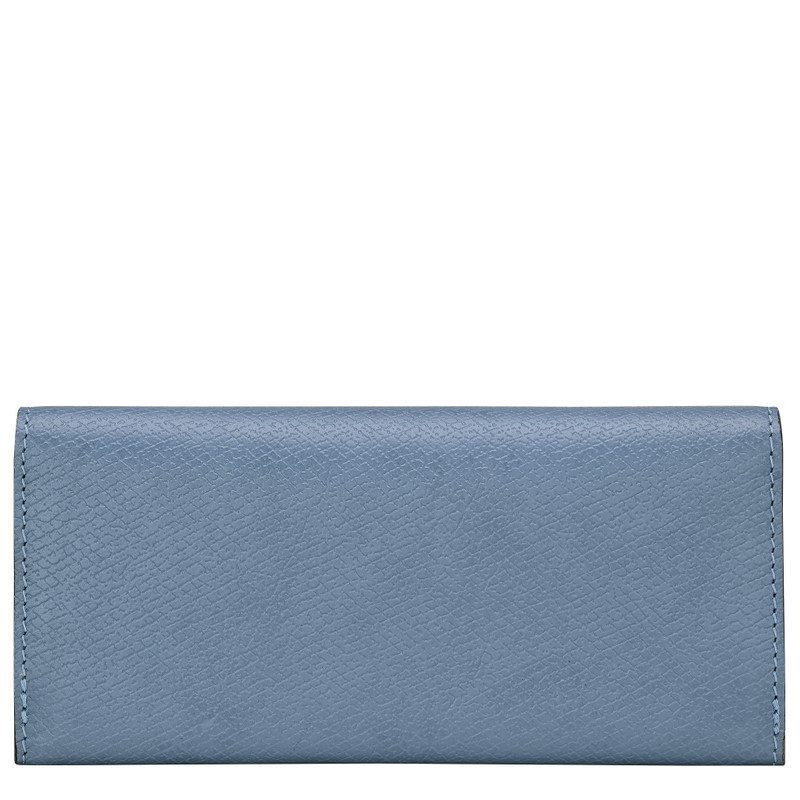 Longchamp Épure Long continental wallet Slate - Leather outlook