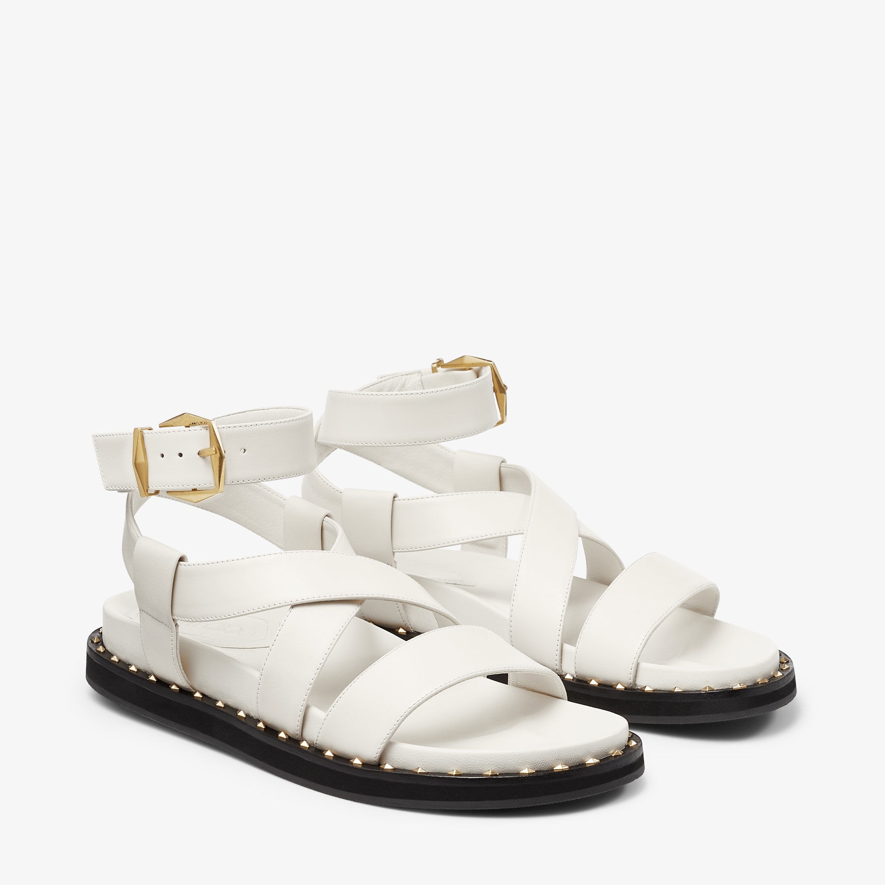 Blaise Flat
Latte Leather Sandals - 3