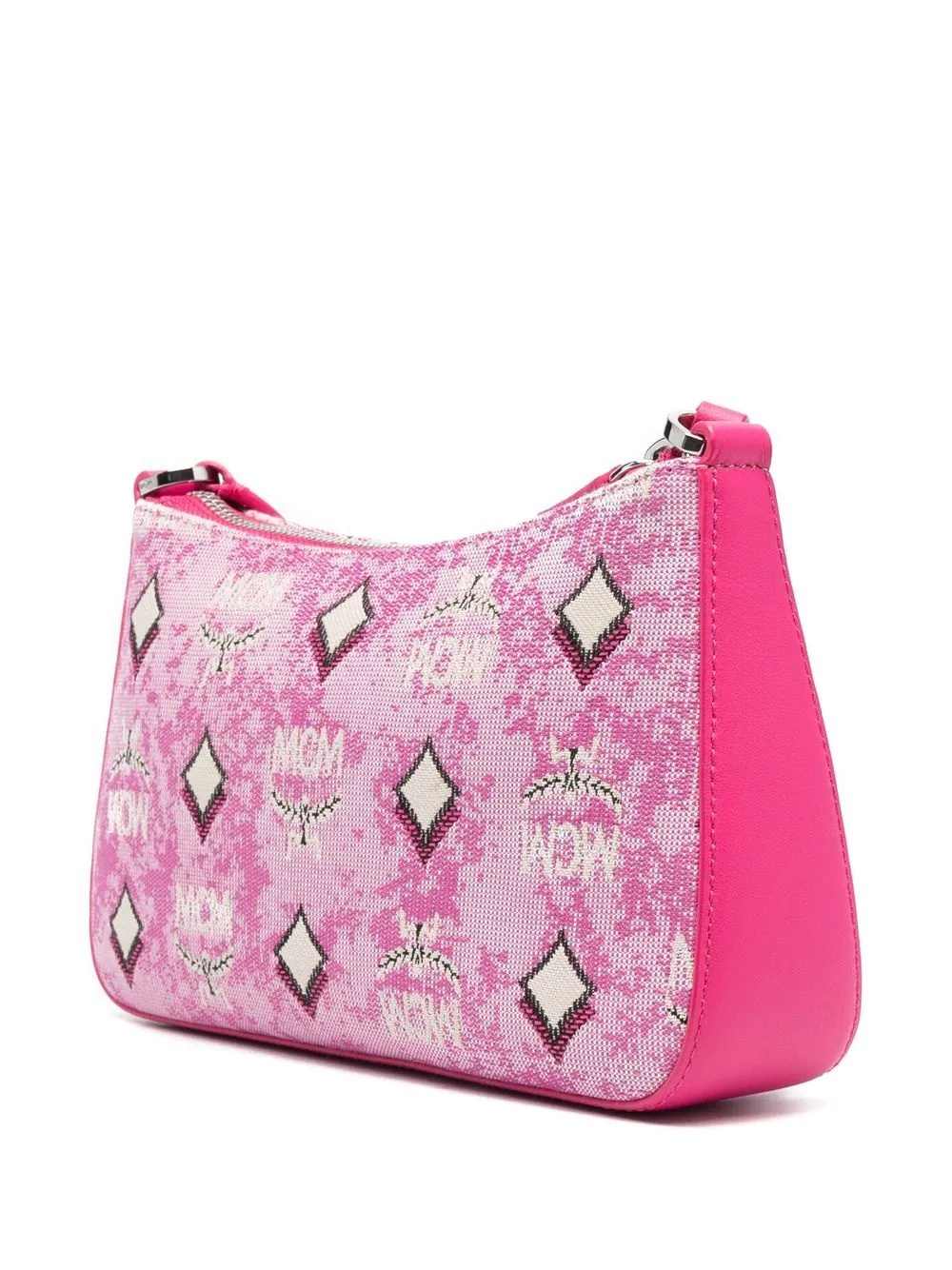 logo-jacquard shoulder bag - 3