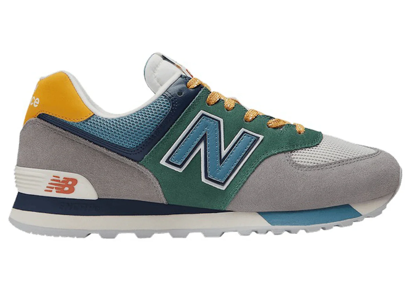New Balance 574 Grey Forest Green - 1