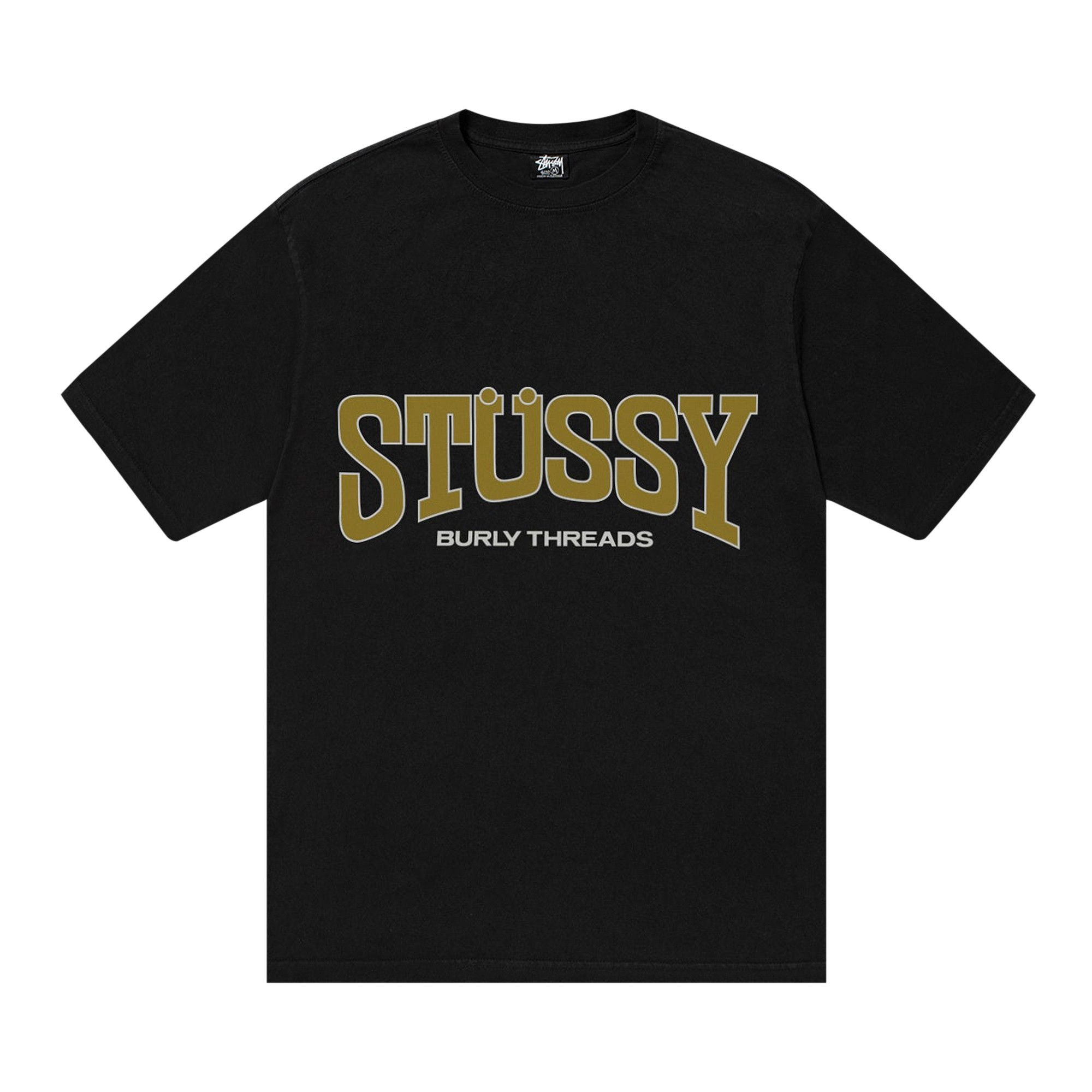 Stussy Burly Threads Tee 'Black' - 1