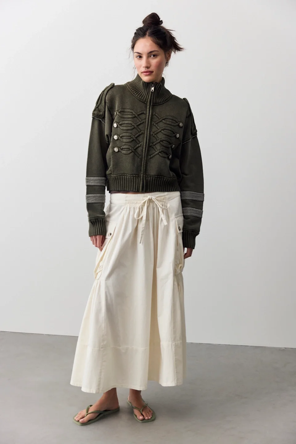 We The Free Trailblazer Cargo Midi Skirt - 1