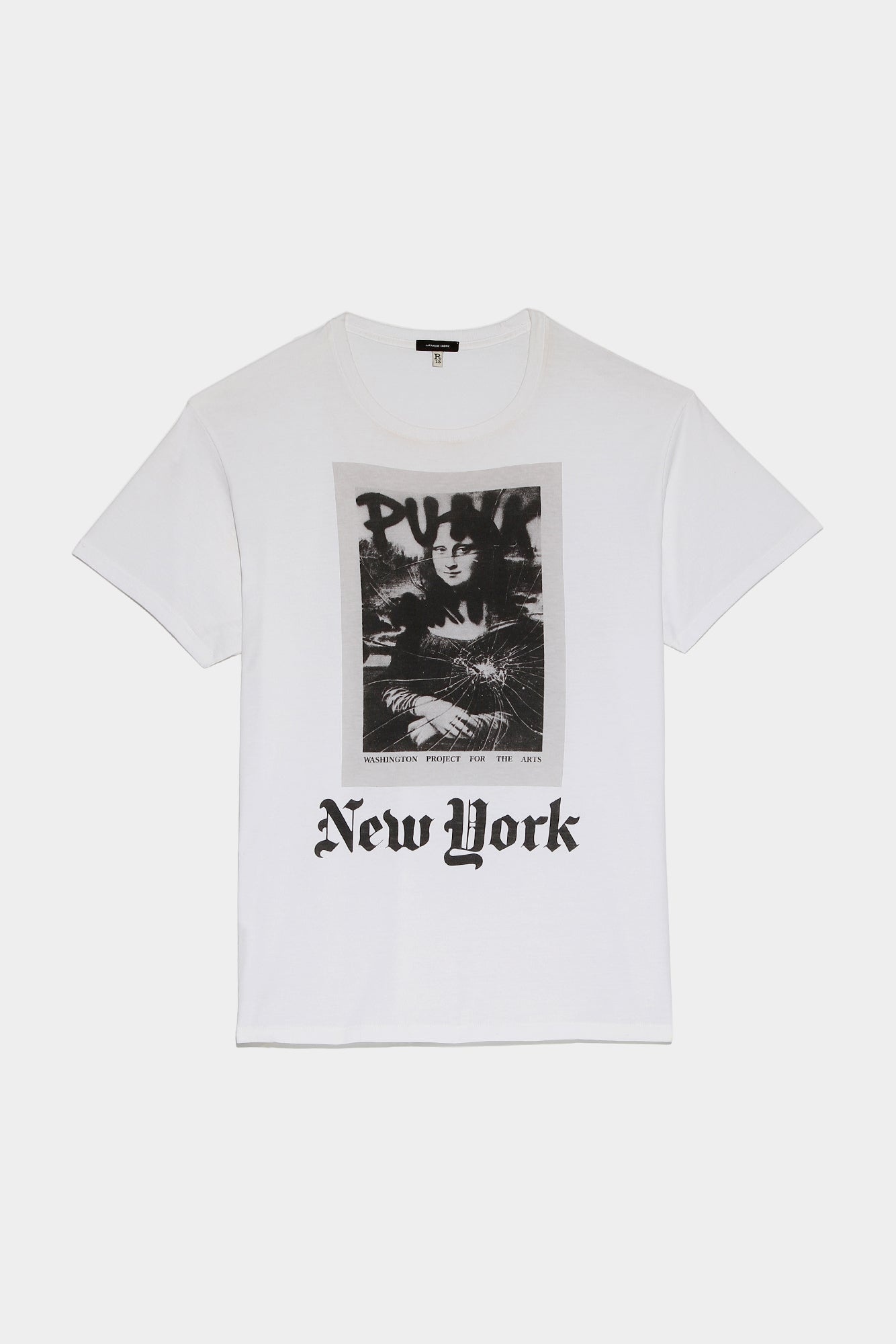 R13 PUNK NYC BOY T - WHITE | r13 | REVERSIBLE