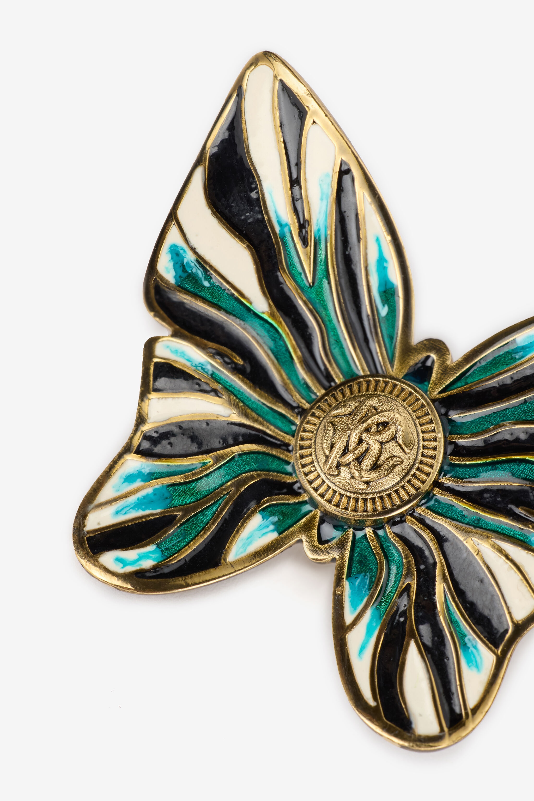 Ray Of Sea Print Butterfly Hair Clip - 4
