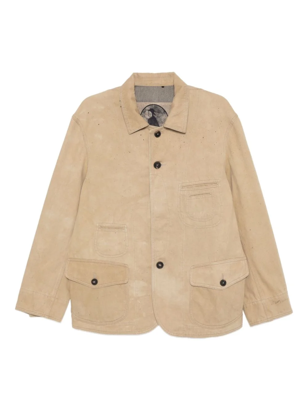 cotton denim jacket - 1