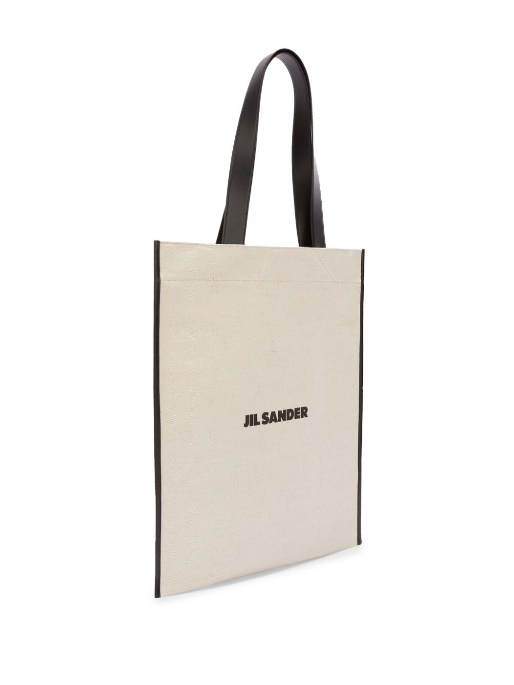 【関税込み】Book Tote Shopper Bag - Jil Sander - Cotton - Bl Jil Sander Book Tote Bag - - Cotton - Black | ShopSimon