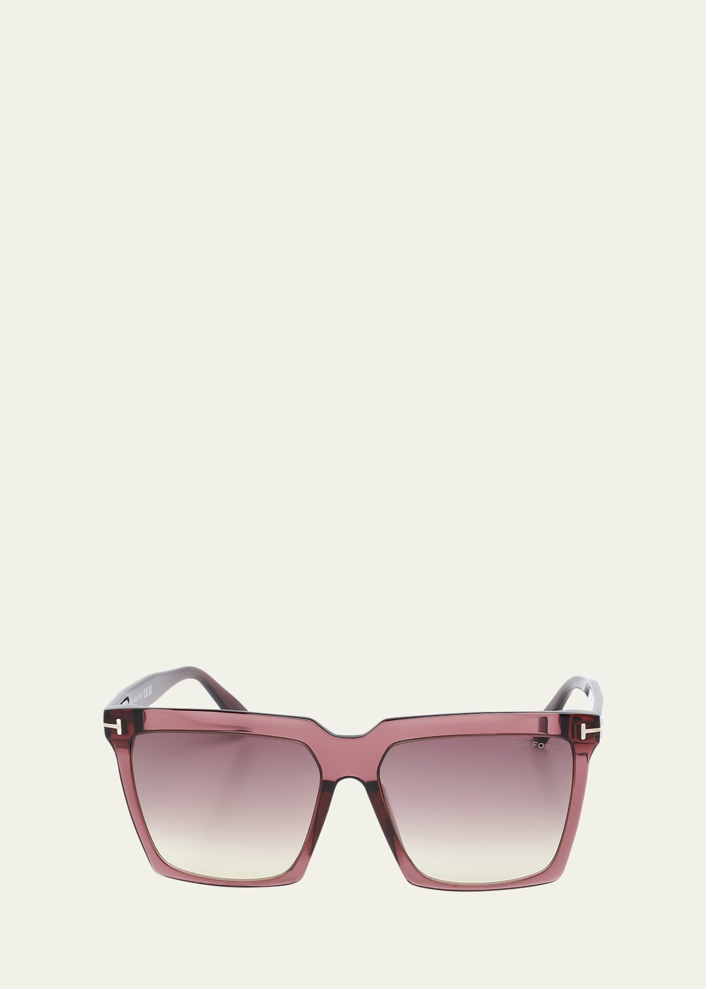 Gradient Acetate Square Sunglasses - 1