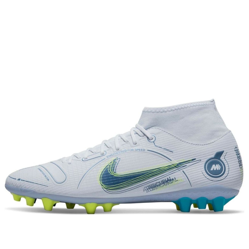 Nike Mercurial Superfly 8 Academy AG 'Grey Light Blue Yellow' DJ2866-054 - 1