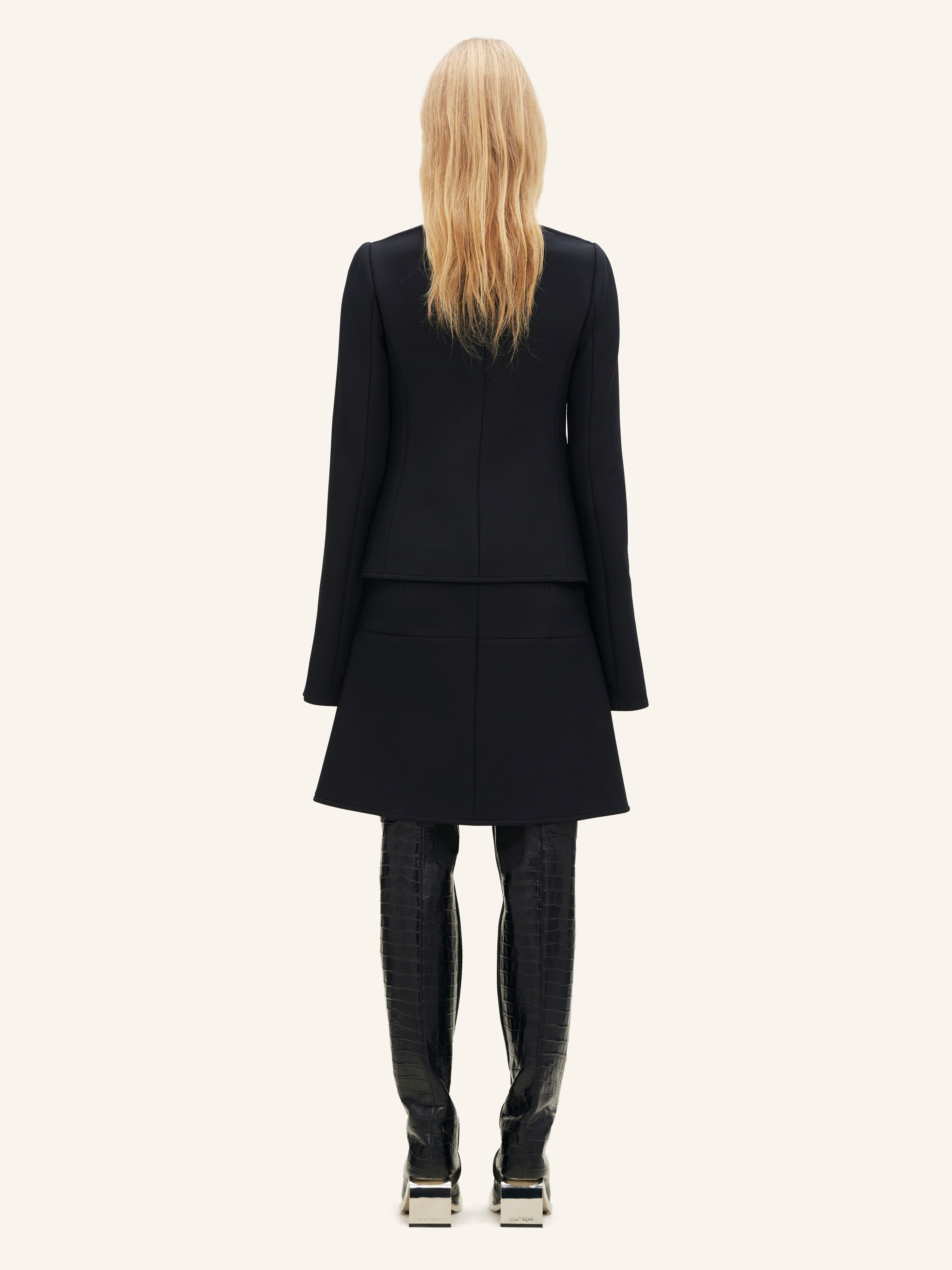 ELLIPSE HERITAGE CREPE TAILORED JACKET - 4