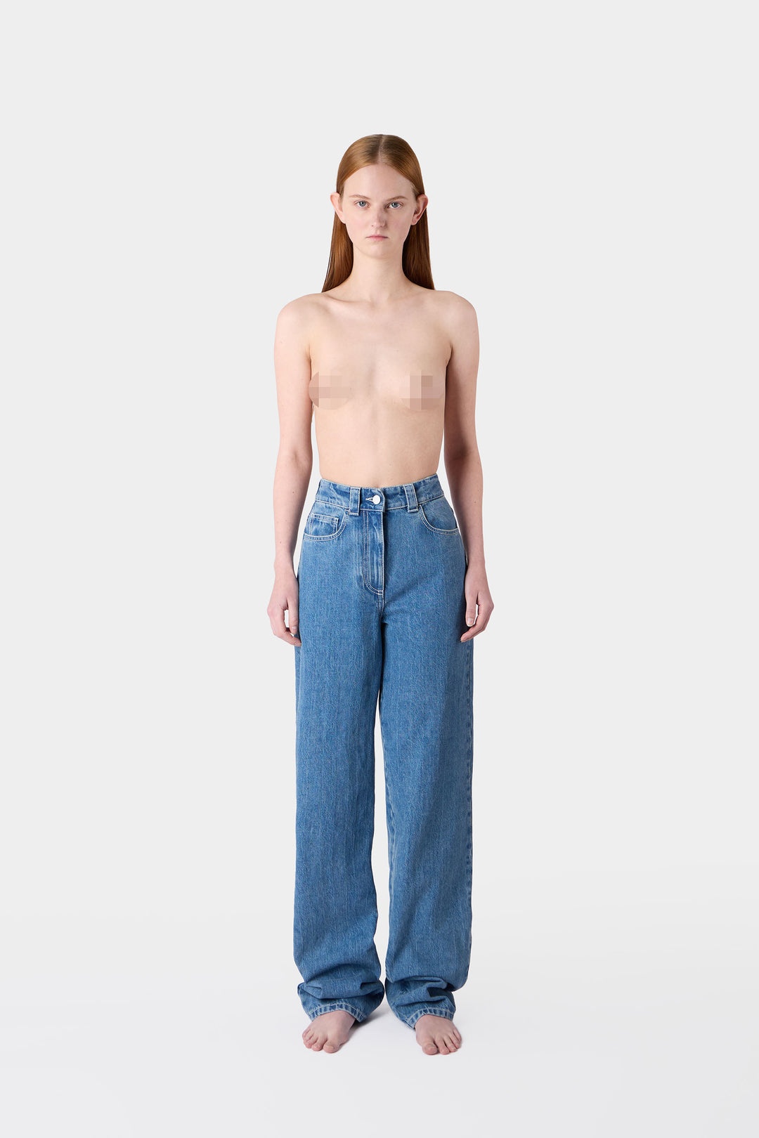 BELLIDENTRO PANTS / light washed denim - 1