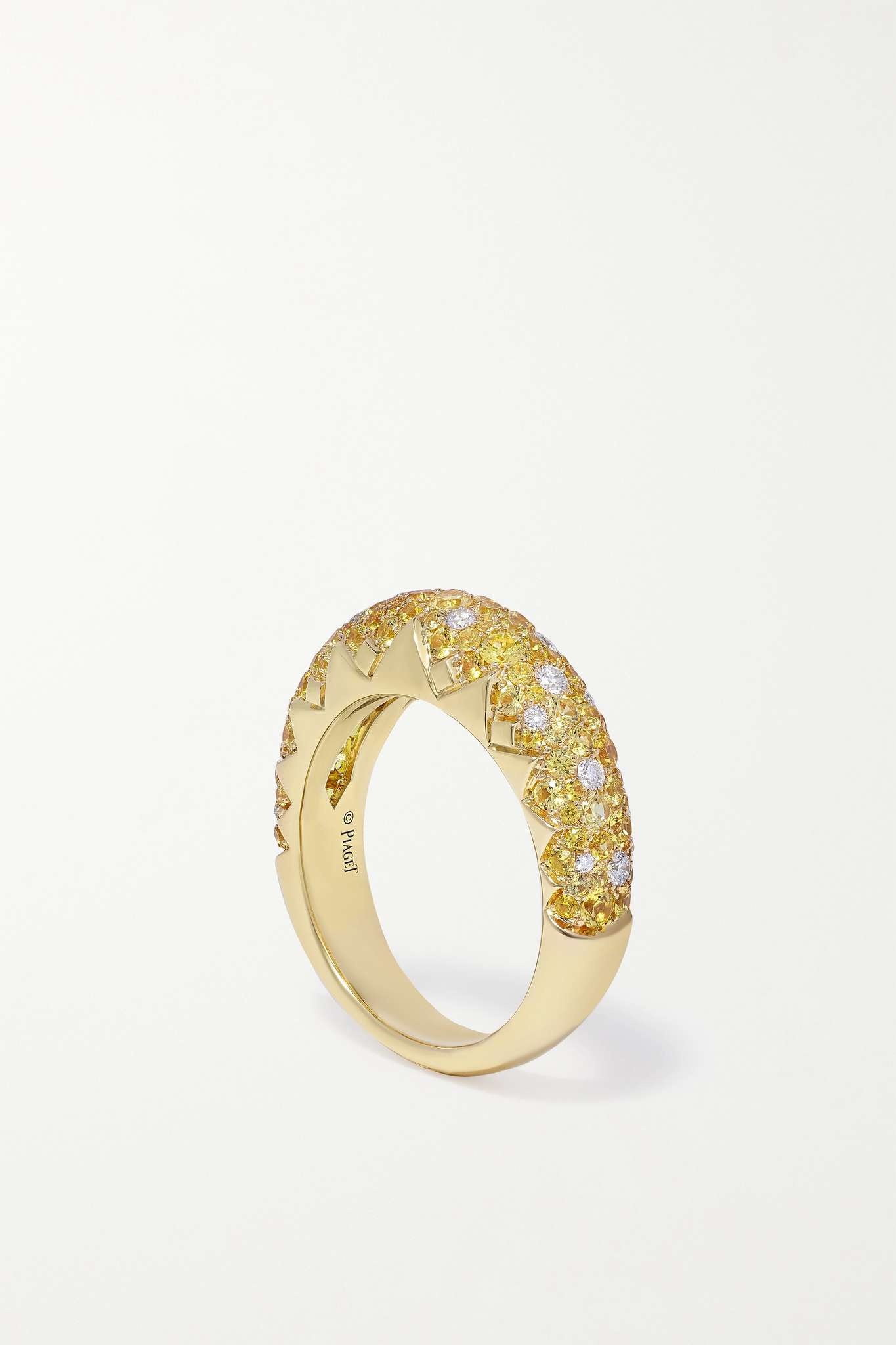 Sunlight 18-karat gold, sapphire and diamond ring - 5