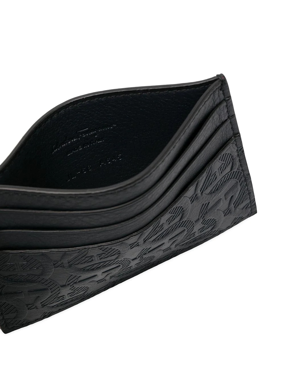 Gancini-embossed cardholder - 3