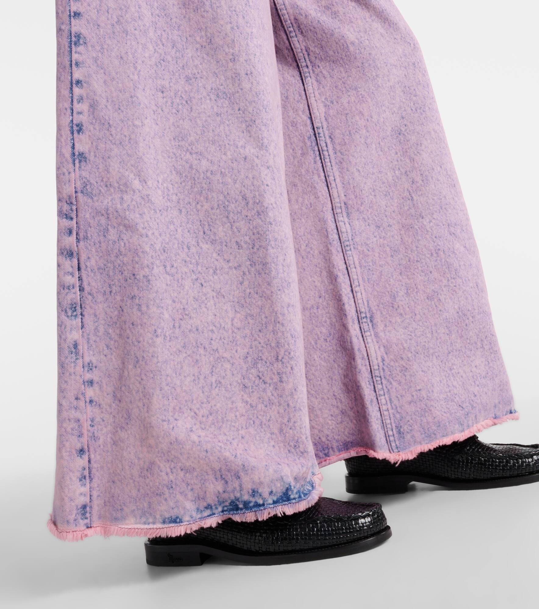 High-rise wide-leg jeans - 6