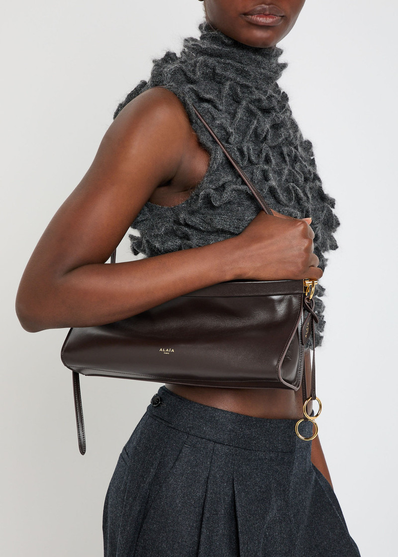 Alaïa East West Medium Leather Shoulder bag 5