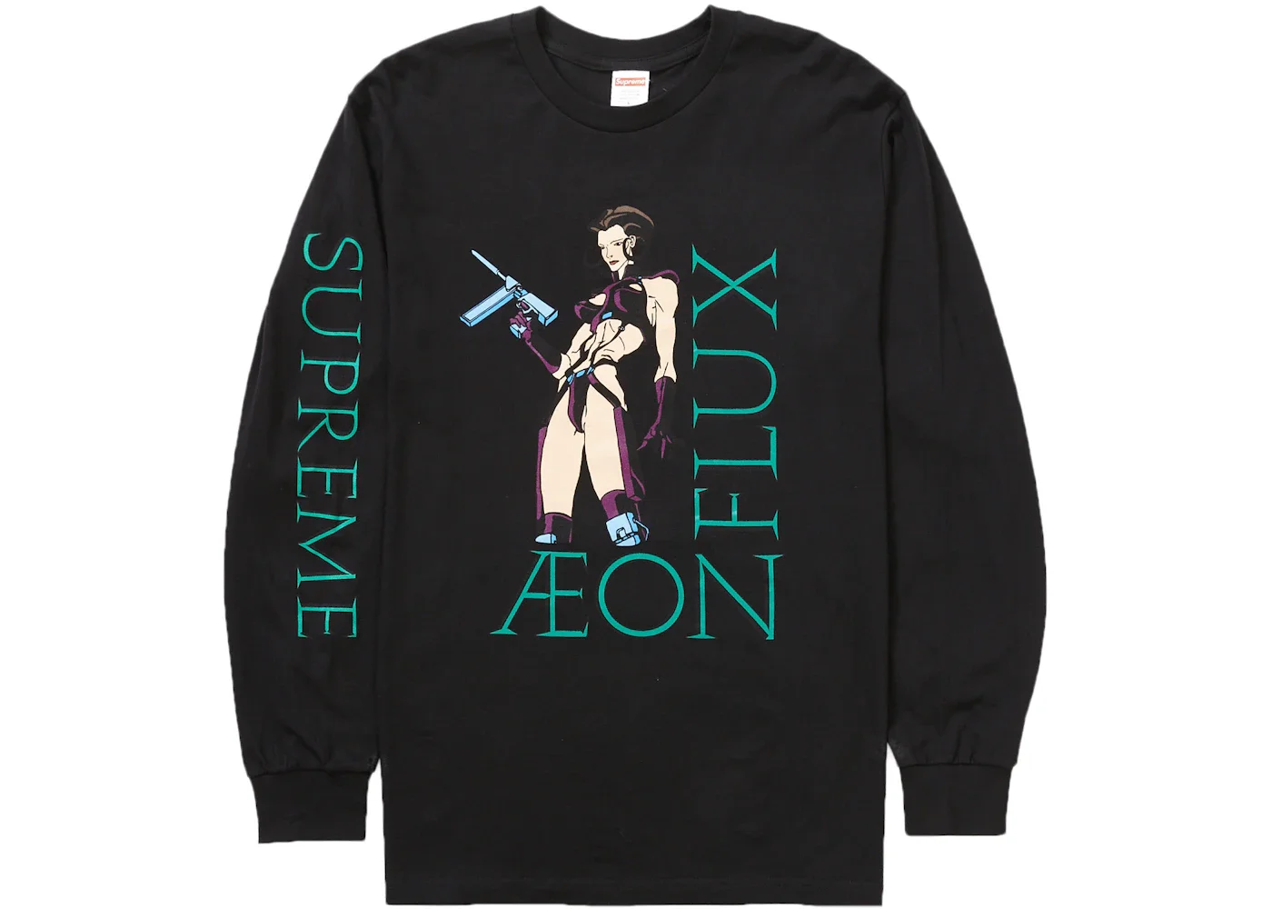 Supreme Aeon Flux L/S Tee Black - 1