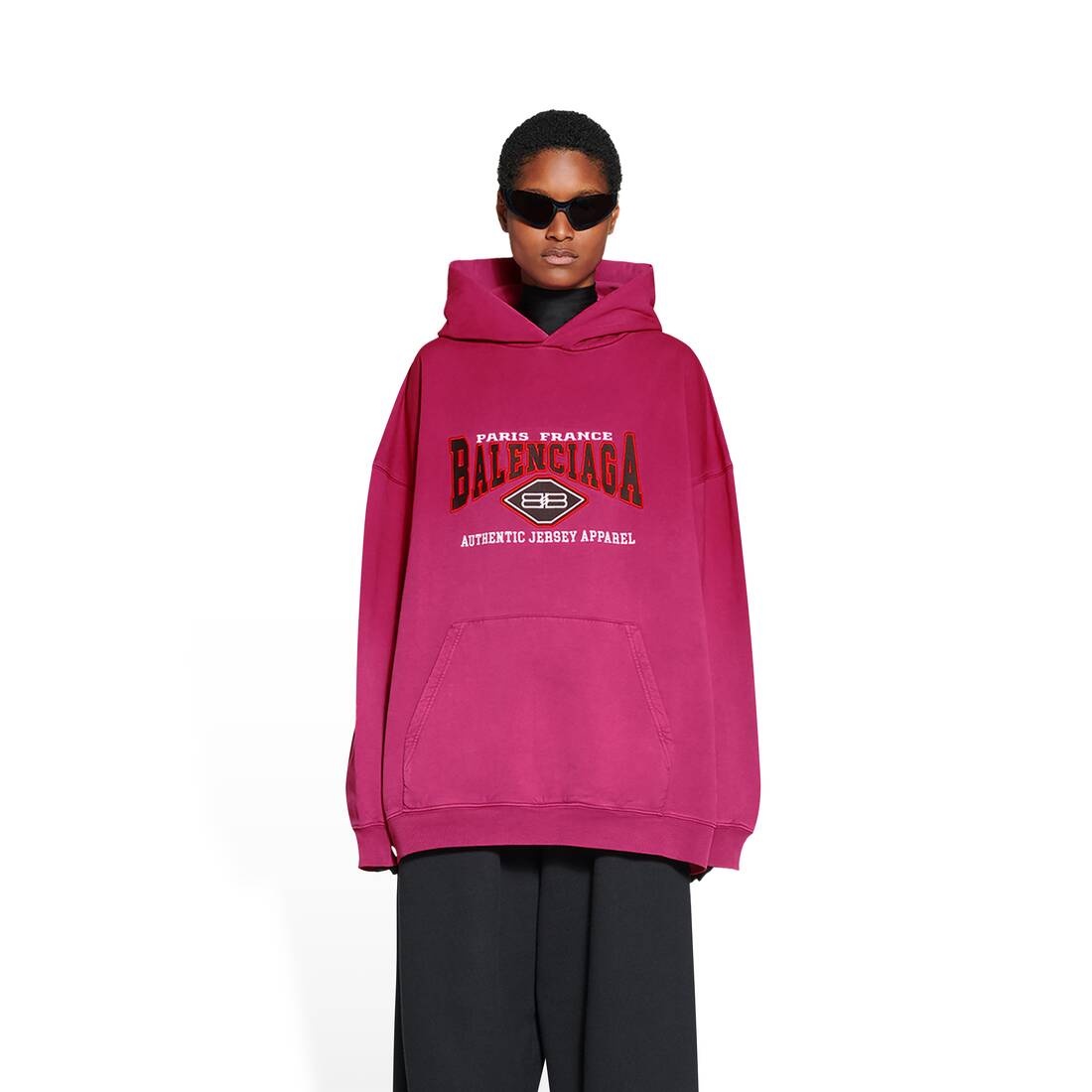 b authentic hoodie large fit - 5