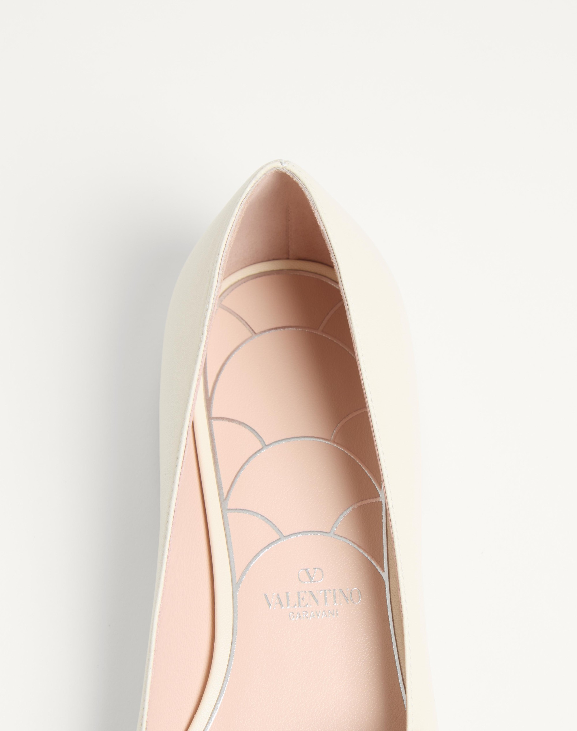 MARY-JANE PRESHOES BALLERINA IN KIDSKIN WITH JEWEL BUTTON 20MM - 7
