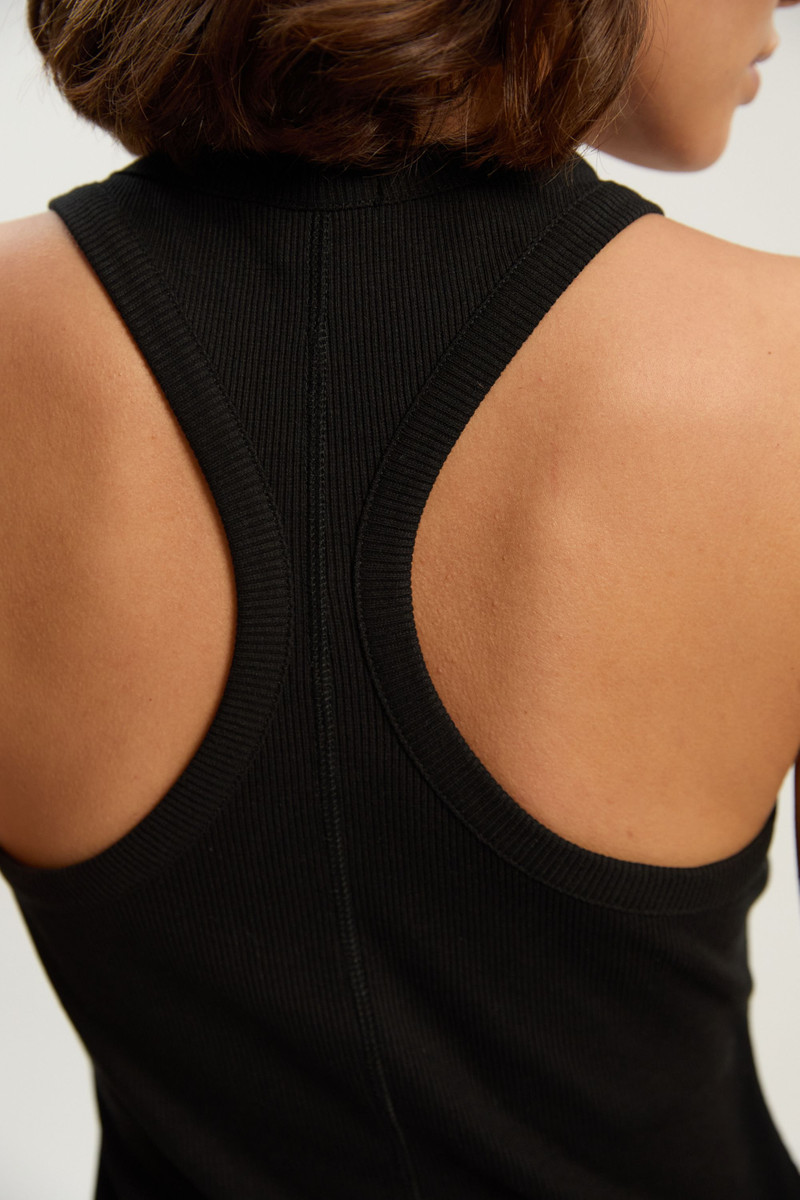 Compact Jersey Ribbed Racer Back Vest 4