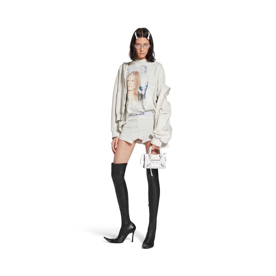 Women's Le City Bag Nano  in White - 7