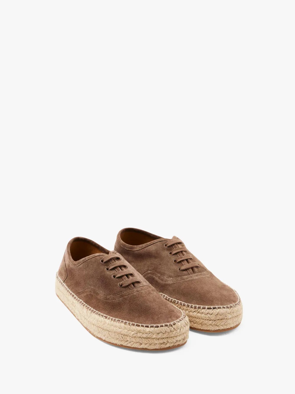 SUEDE LACE-FRONT PLATFORM ESPADRILLES - 2