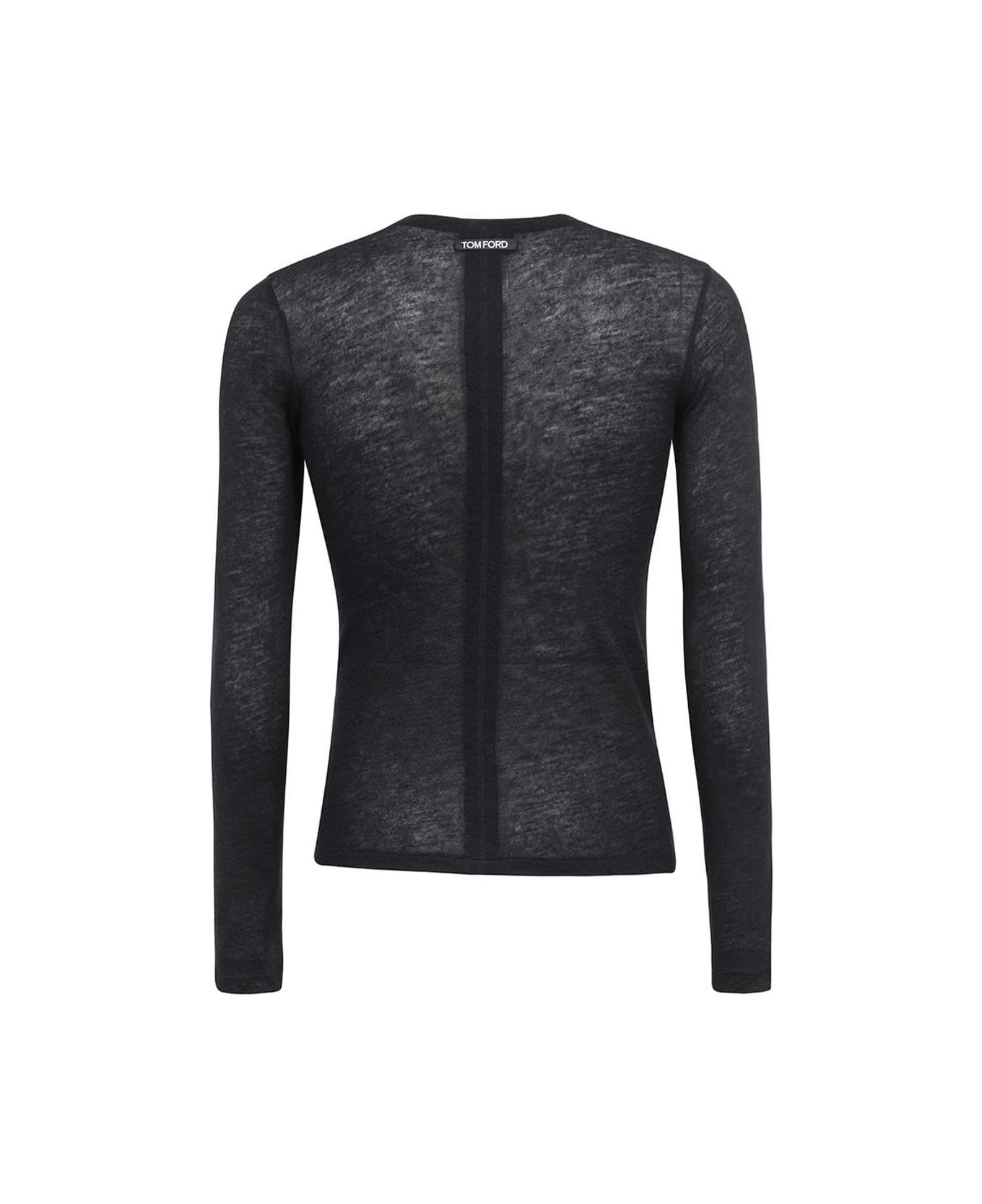 Crew-neck Cashmere Sweater - 2