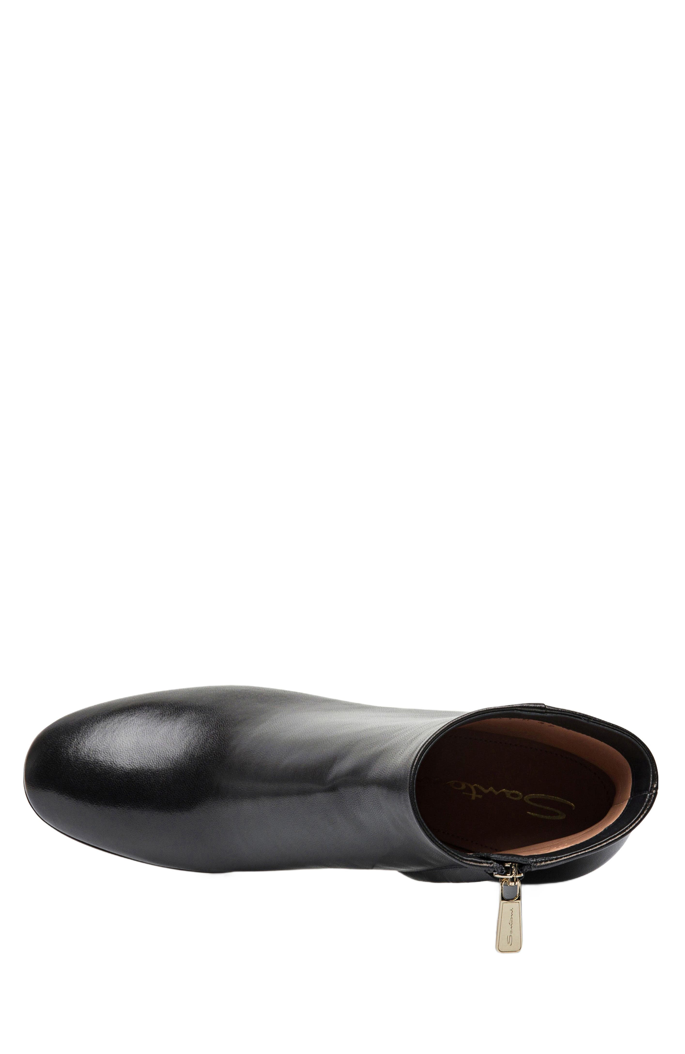 Santoni Women's Halfrida Black Zip Up Bootie at Nordstrom - 3