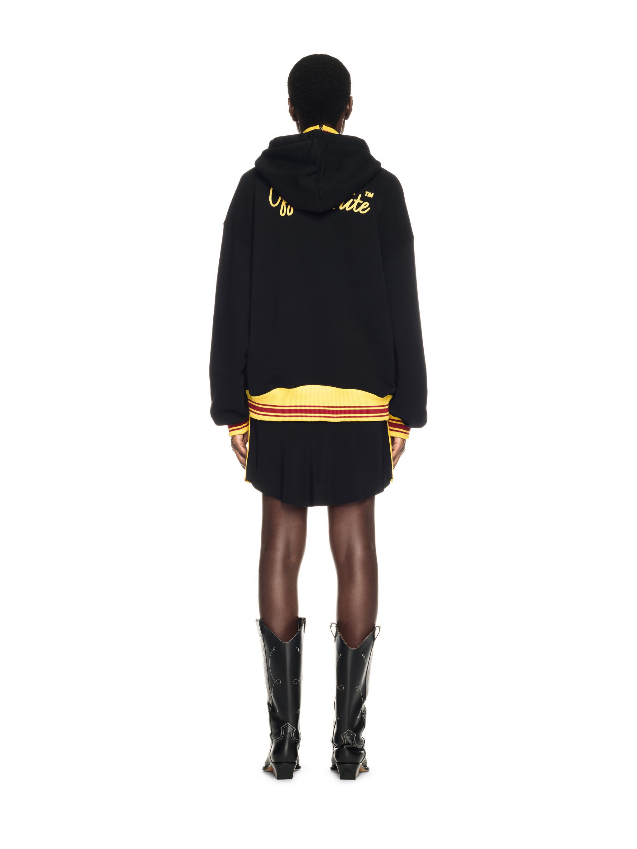 Black College Over Hoodie - 4