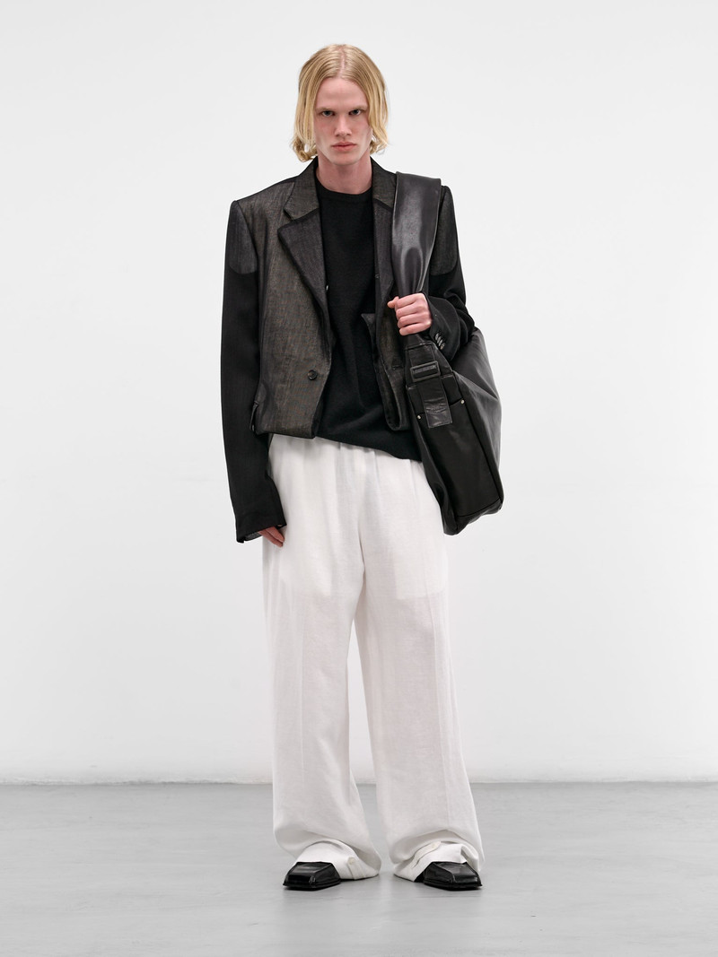 SETCHU White Hemp Baggy Trousers outlook