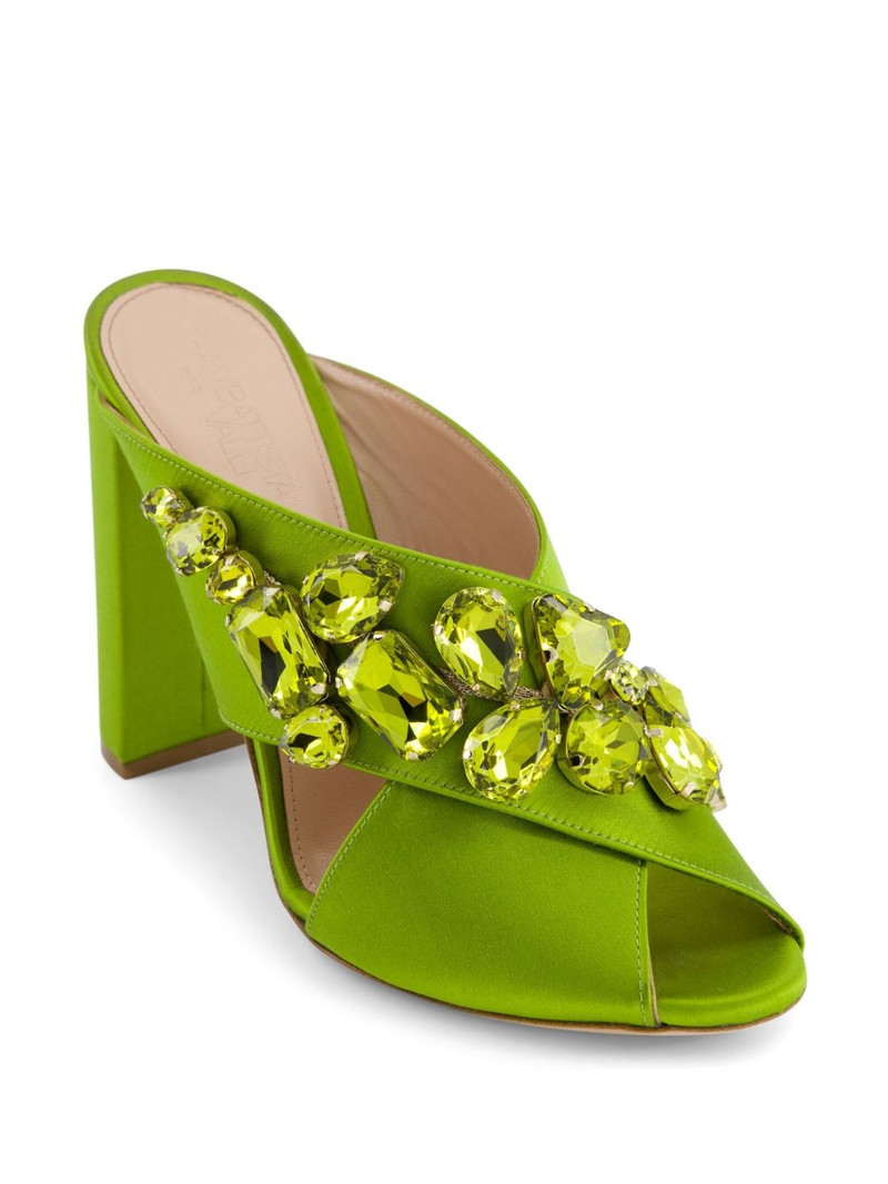 GIAMBATTISTA VALLI crystal-embellished mules outlook