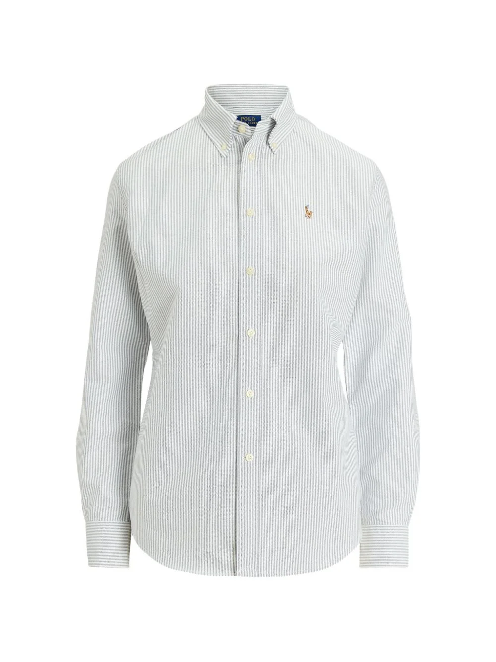 striped button-down shirt - 1