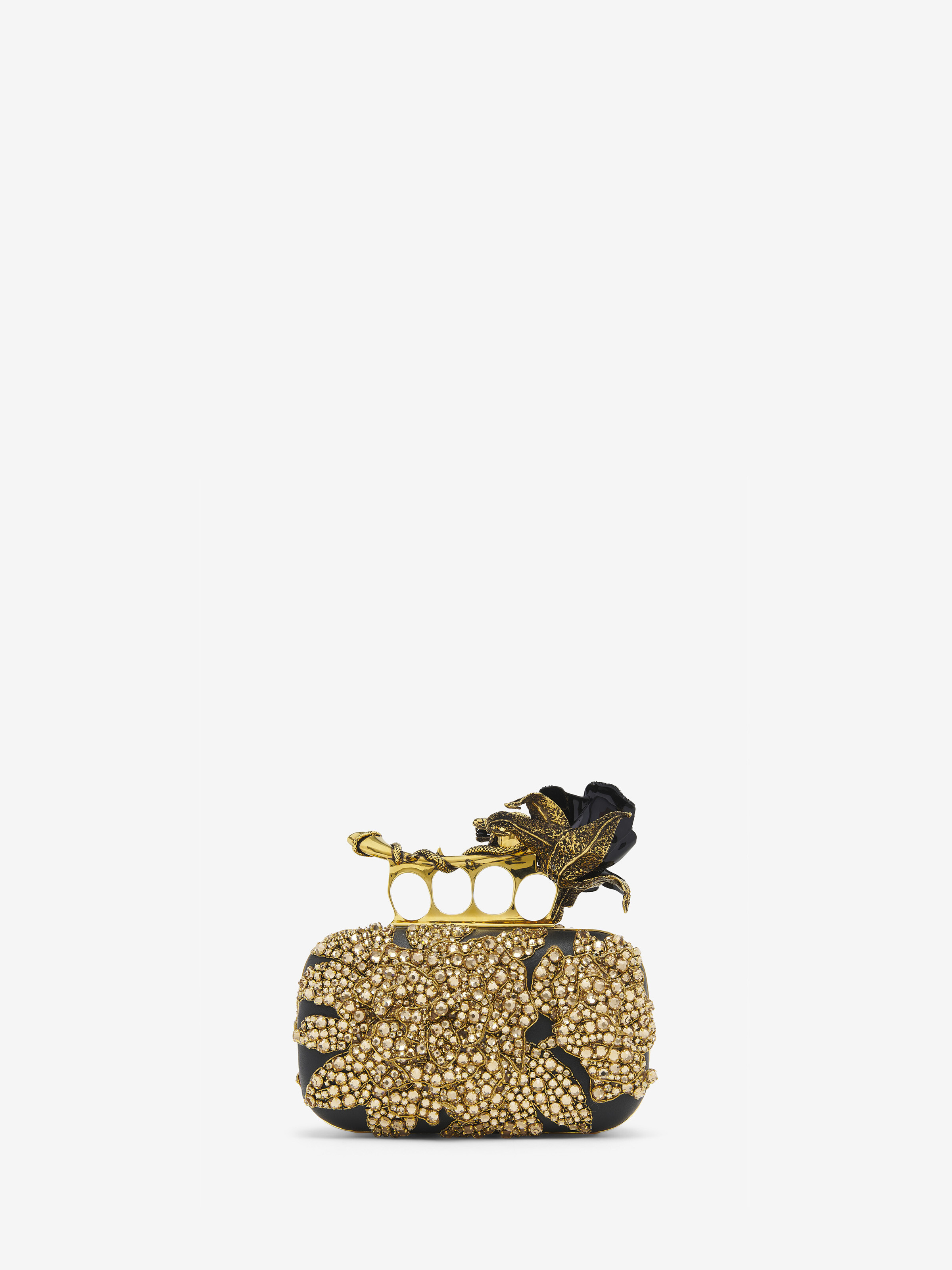 Rose & Snake Knuckle Clutch - 3