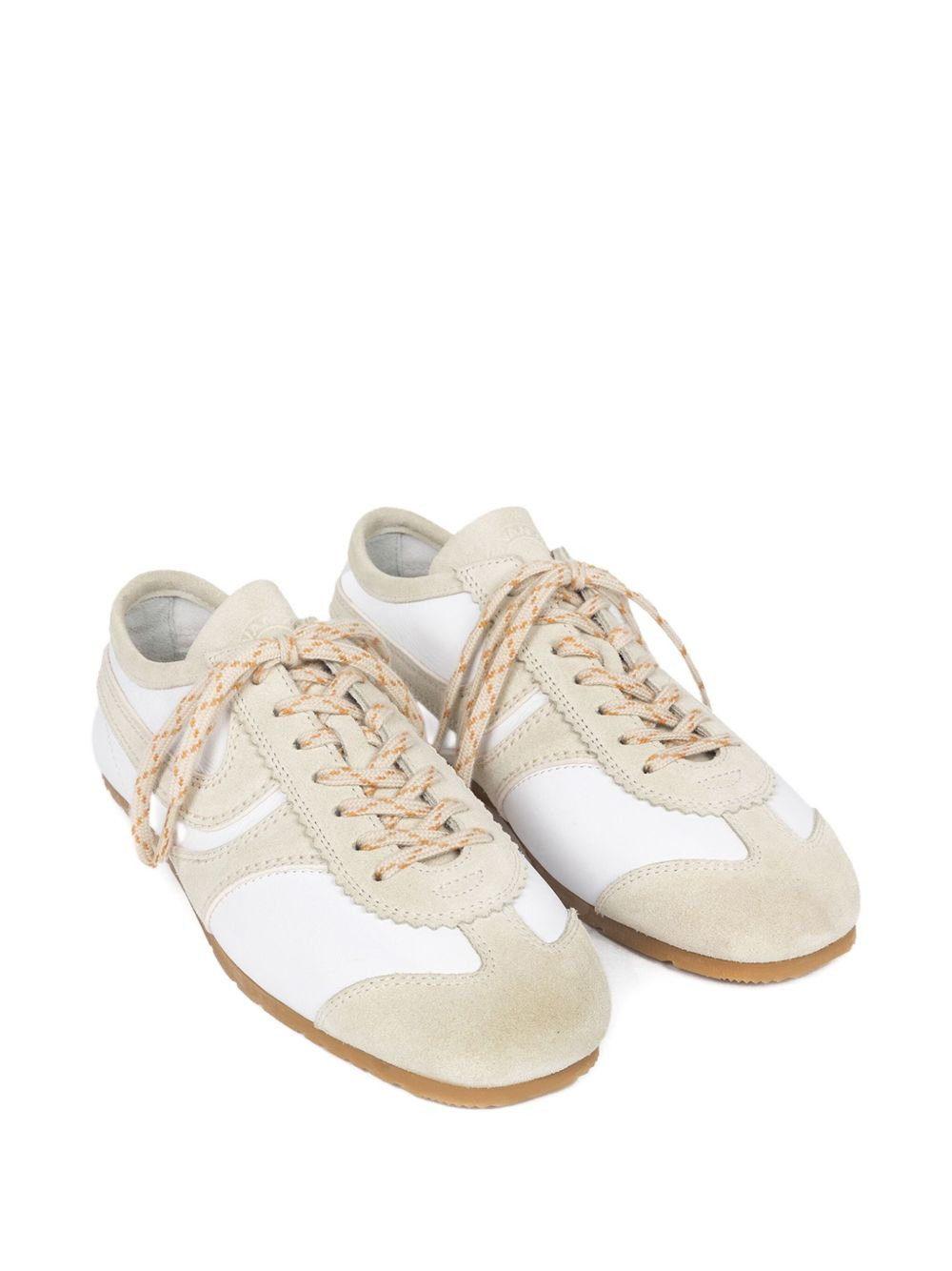 suede-panelled sneakers - 2