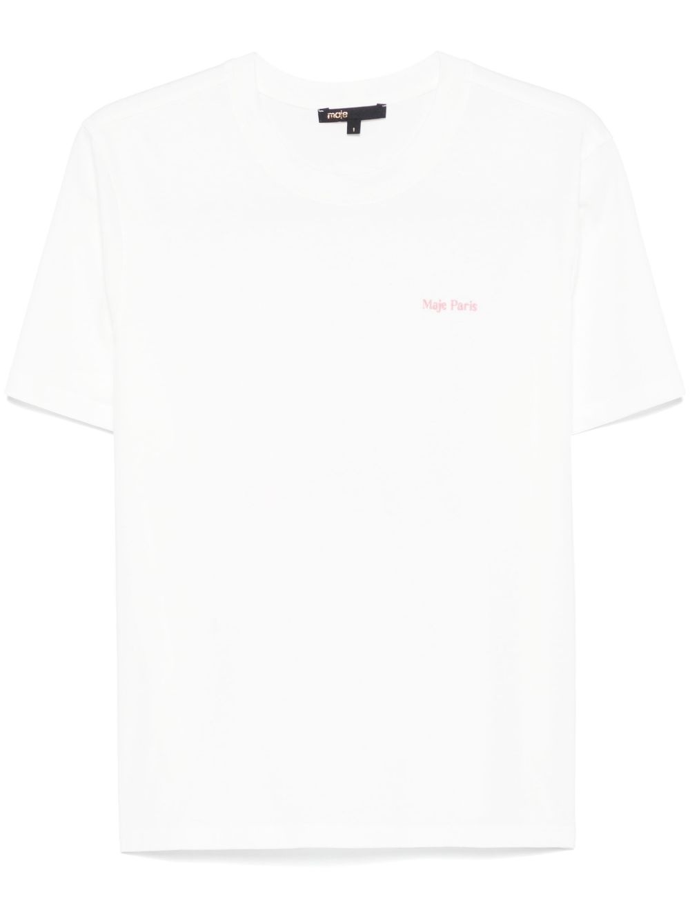 embroidered-logo T-shirt - 1