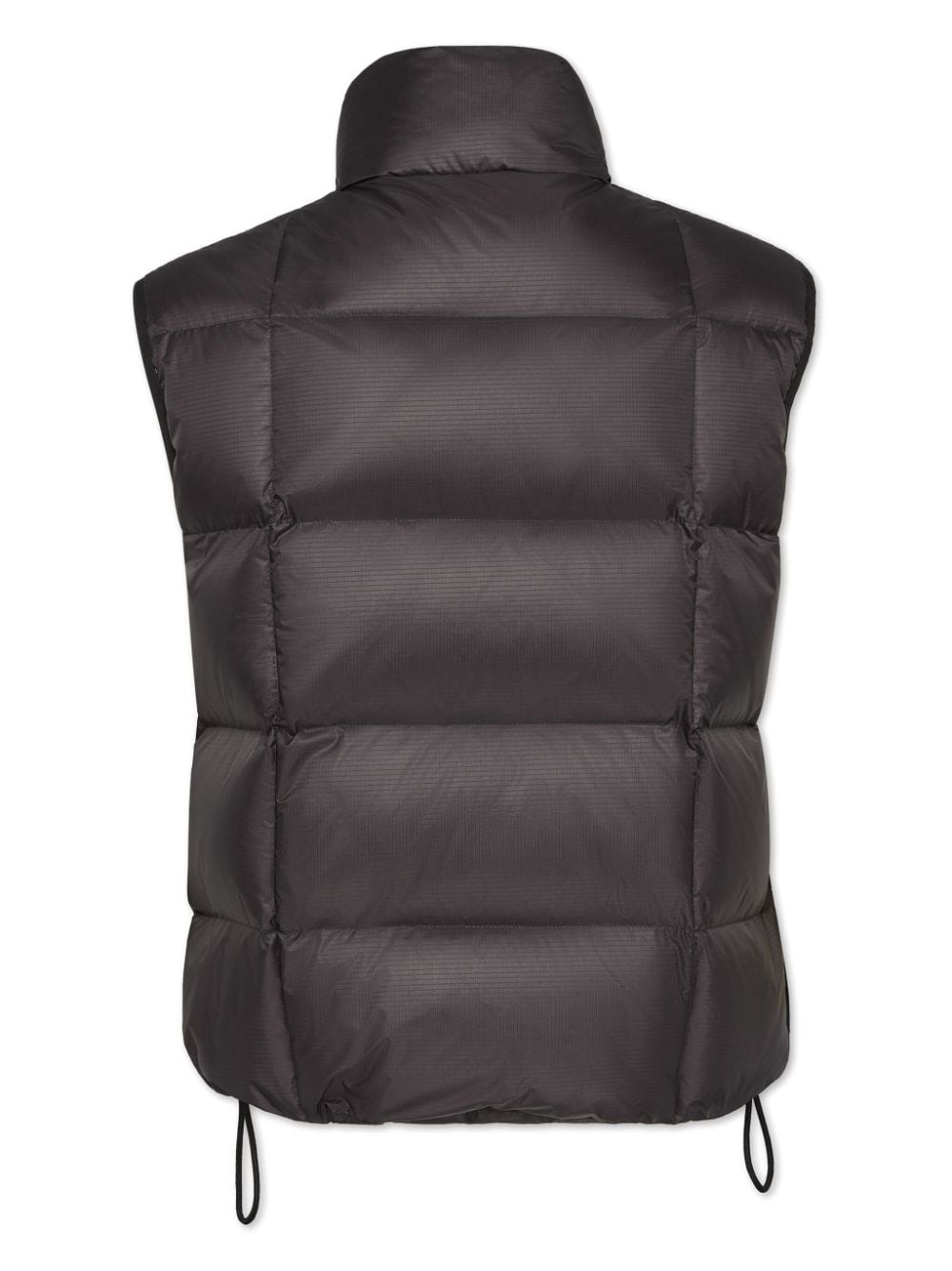 high-neck padded vest - 2
