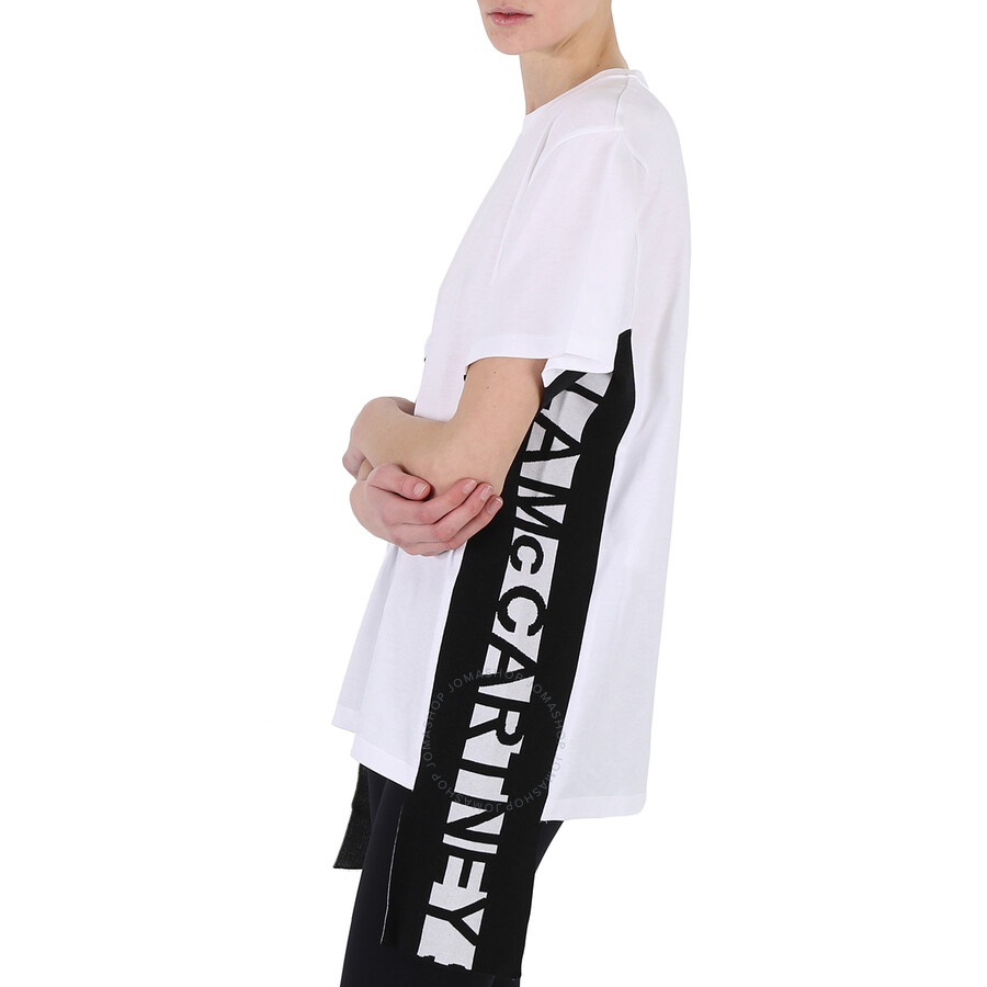 Stella McCartney Logo T-Shirt in White - 5