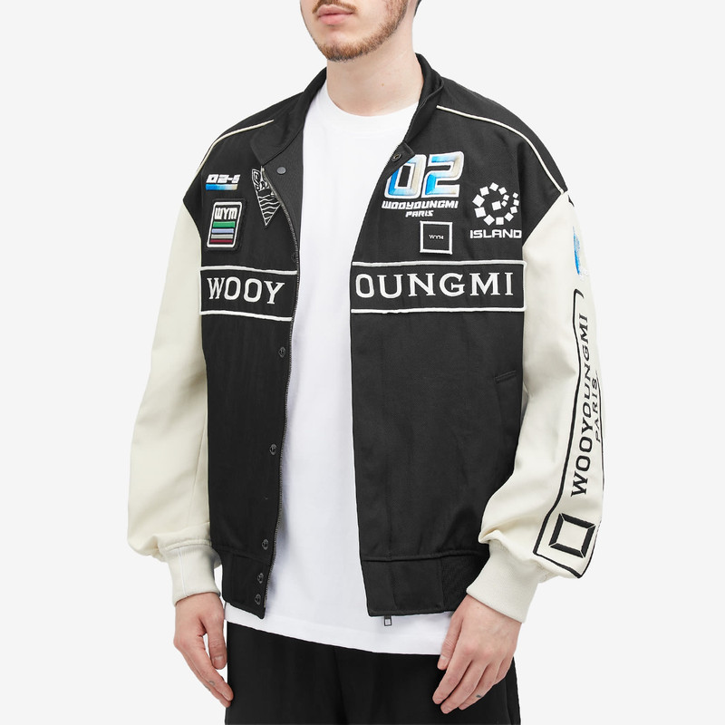 Wooyoungmi Logo Varsity Jacket 2