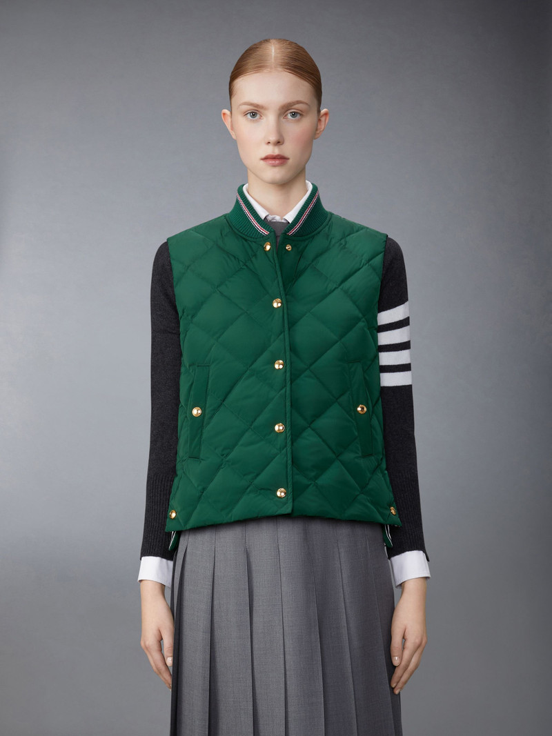 Poly Twill Down Quilted Classic Vest 1