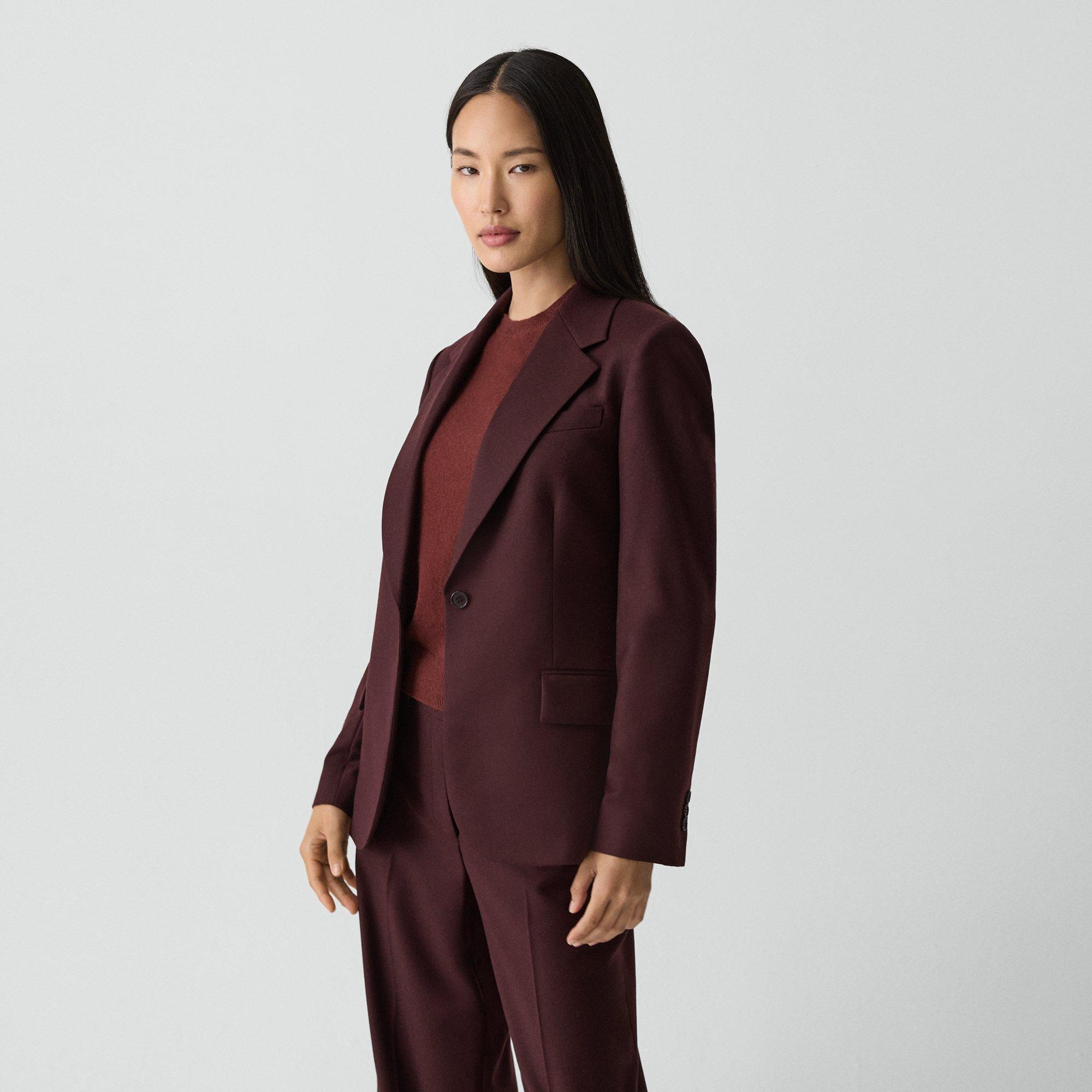 Lynnia Blazer in Sleek Flannel - 3