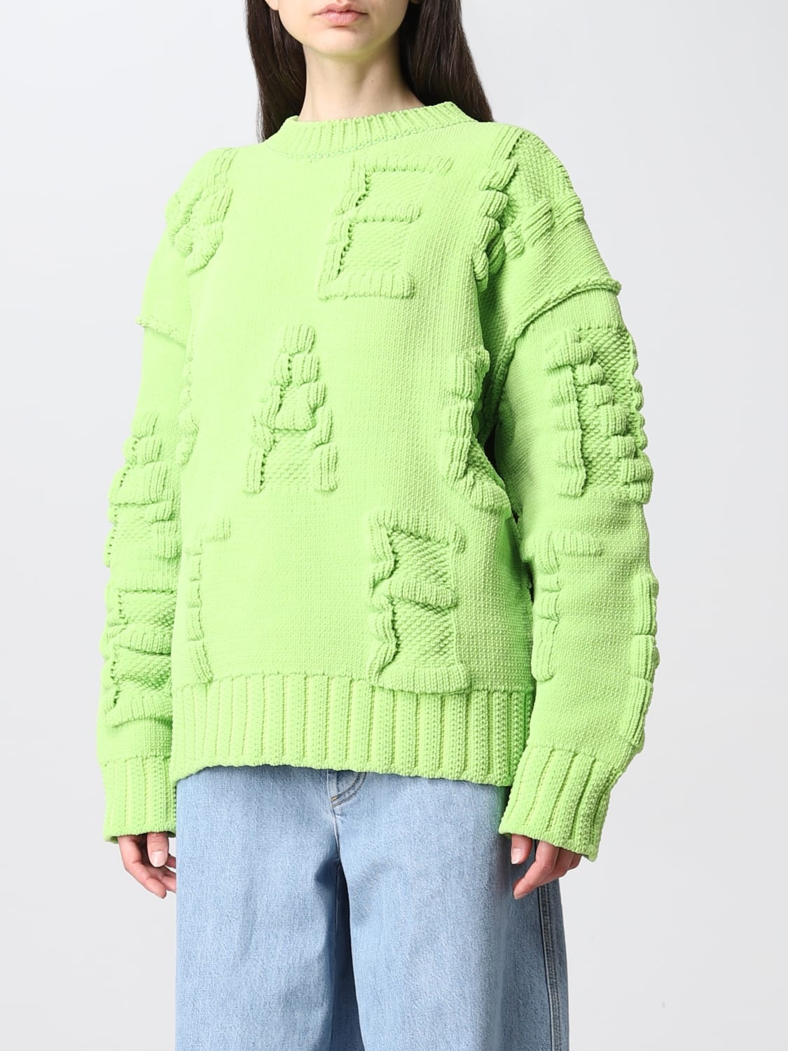 Bottega Veneta nylon sweater with embossed logo - 4