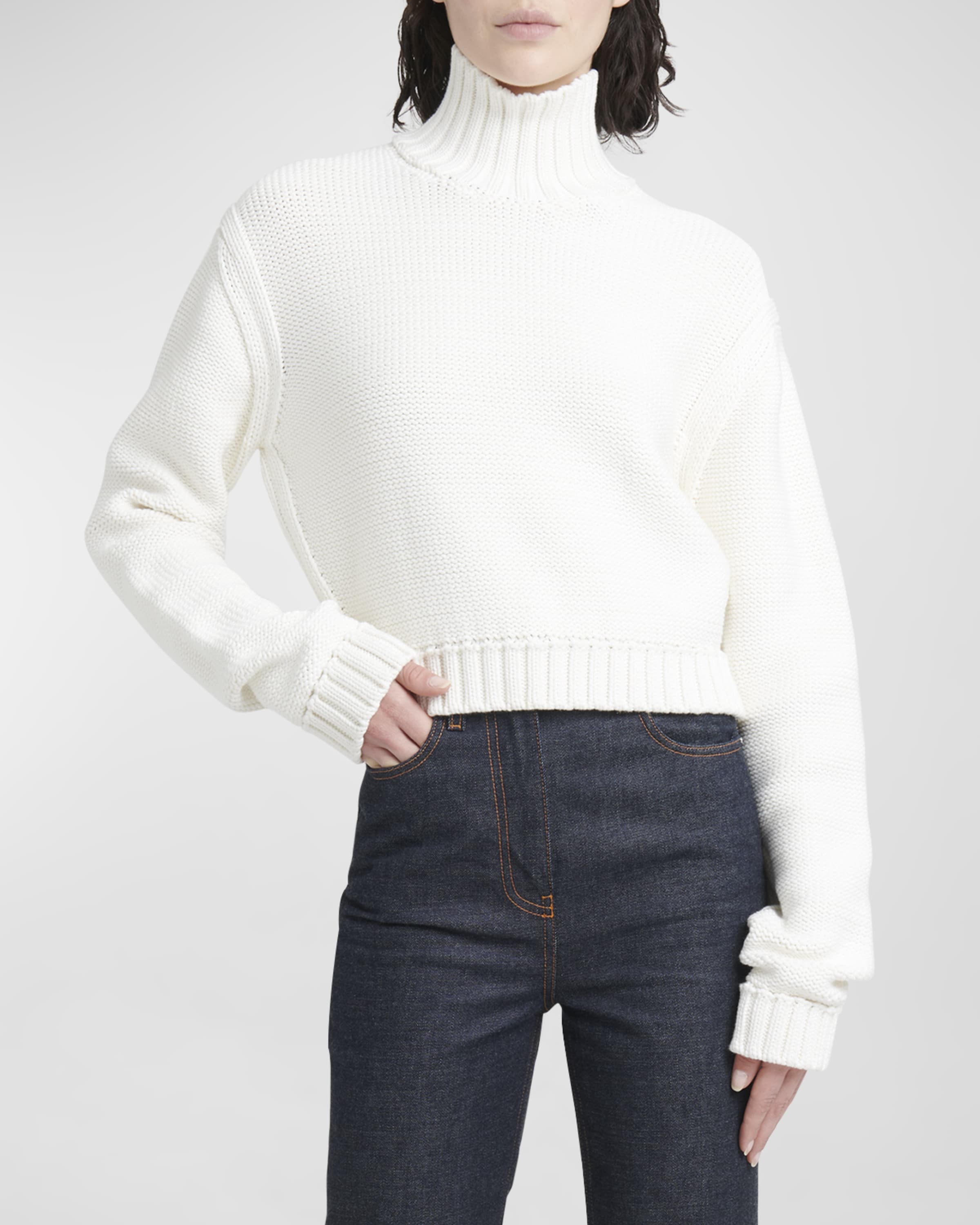 Long-Sleeve Turtleneck Sweater - 2