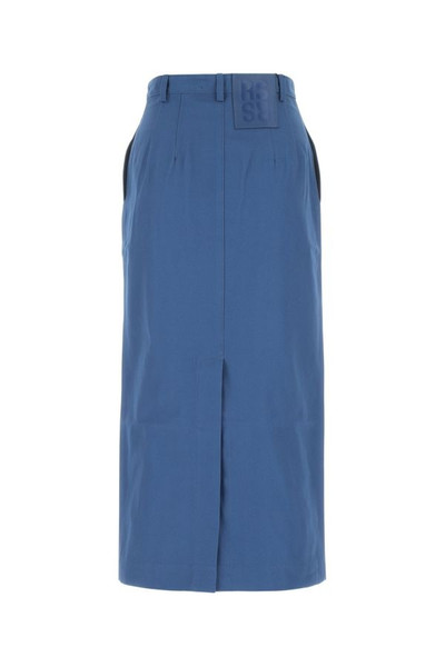 Raf Simons Blue cotton skirt outlook