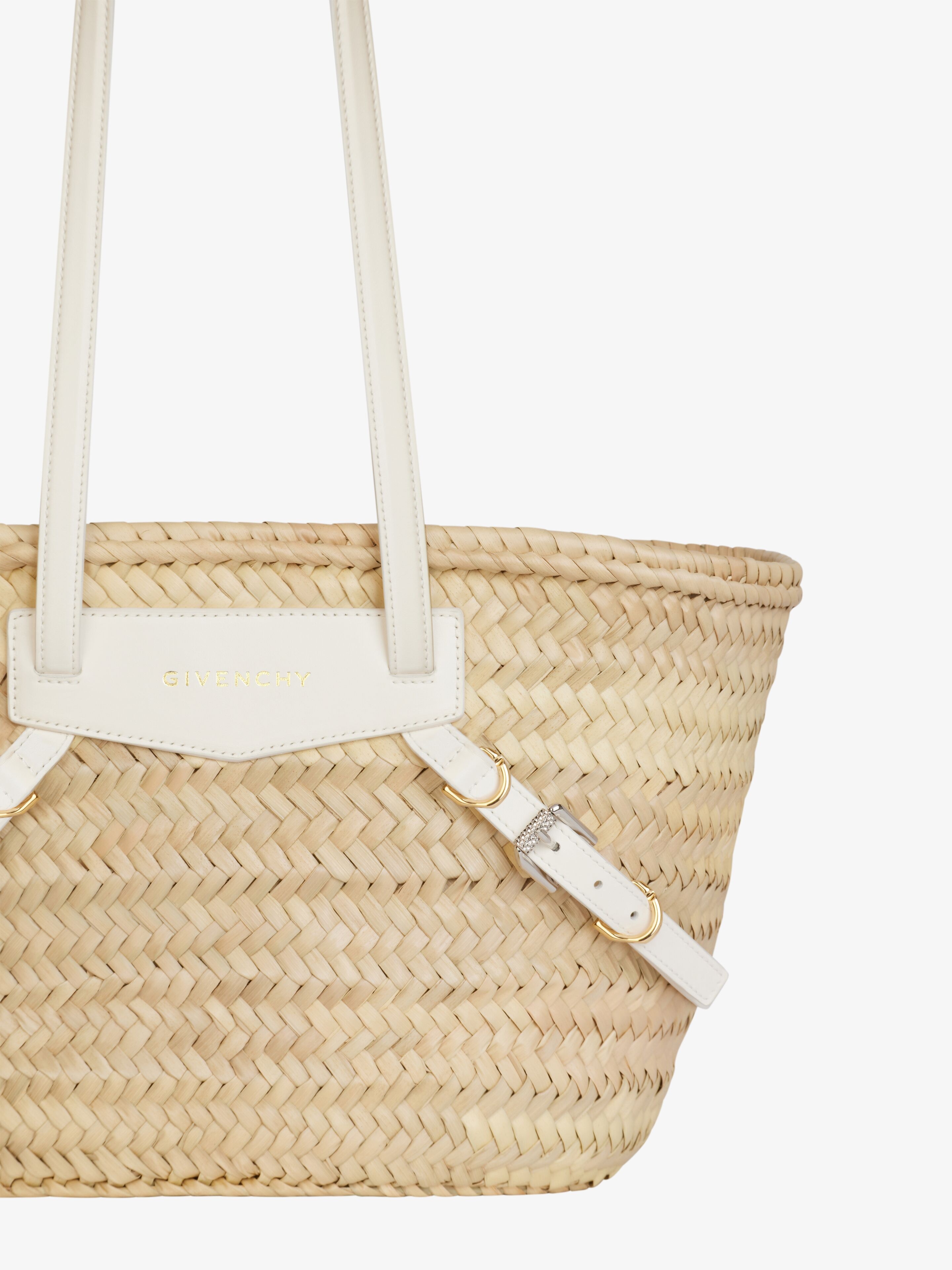 SMALL VOYOU BASKET BAG IN RAFFIA - 4