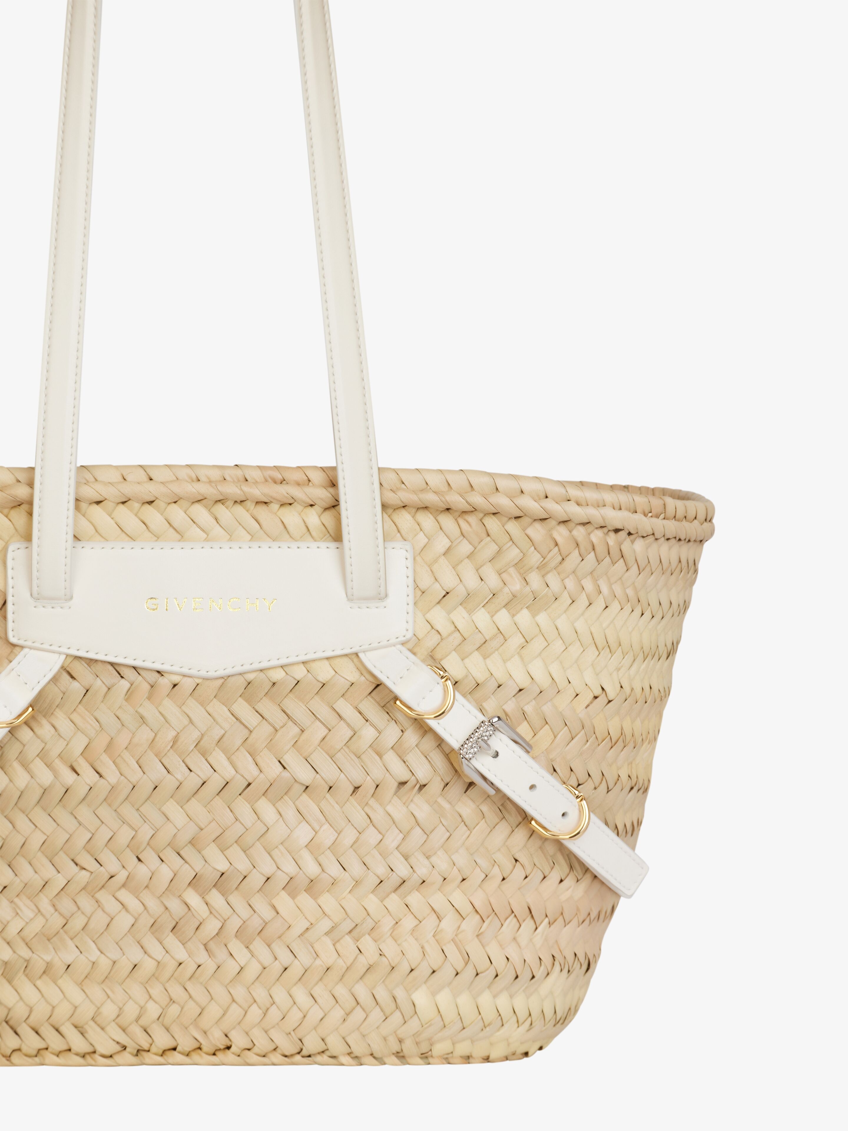 SMALL VOYOU BASKET BAG IN RAFFIA - 6