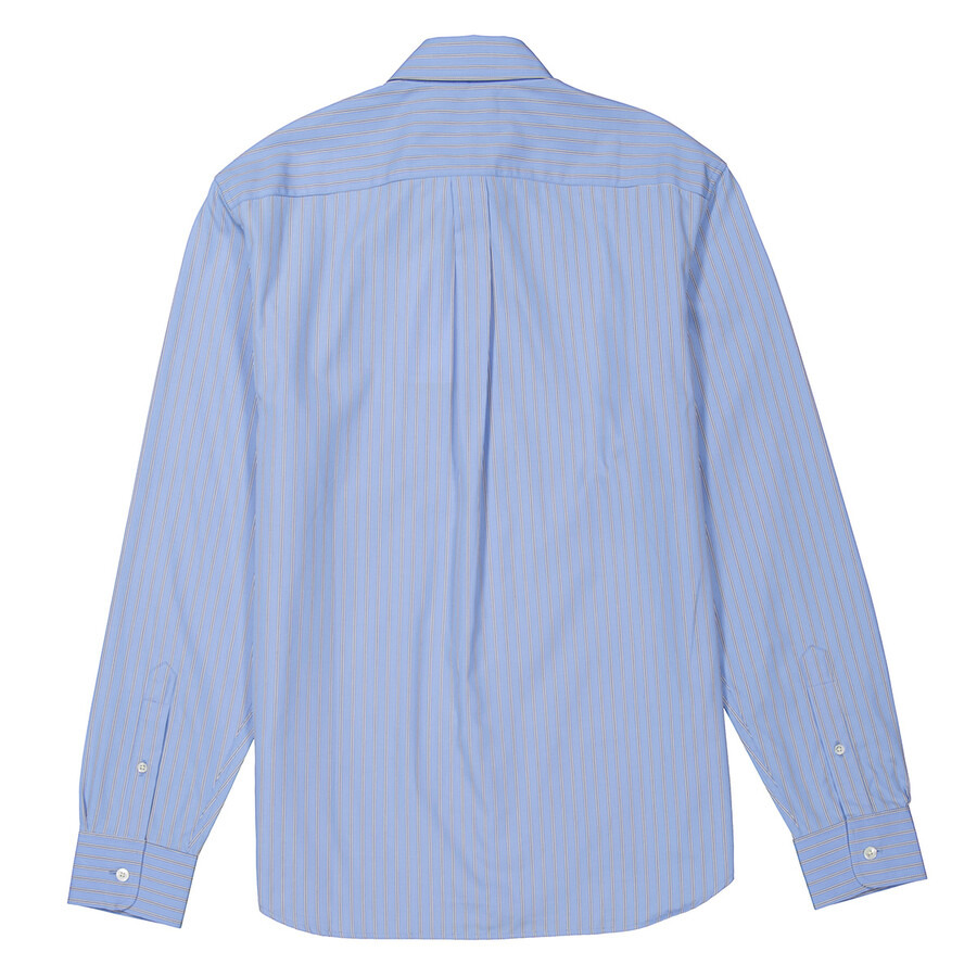 Lacoste Striped Cotton Poplin Long-Sleeve Shirt - 7