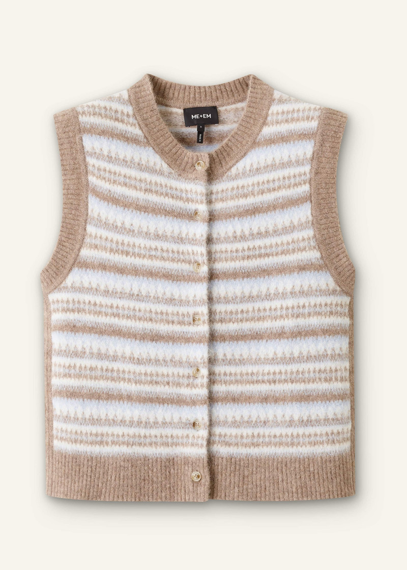 Fair Isle Crop Knit 6