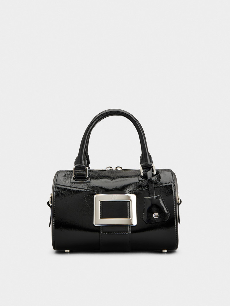 Belle Vivier Mini Bowling Bag in patent leather 1