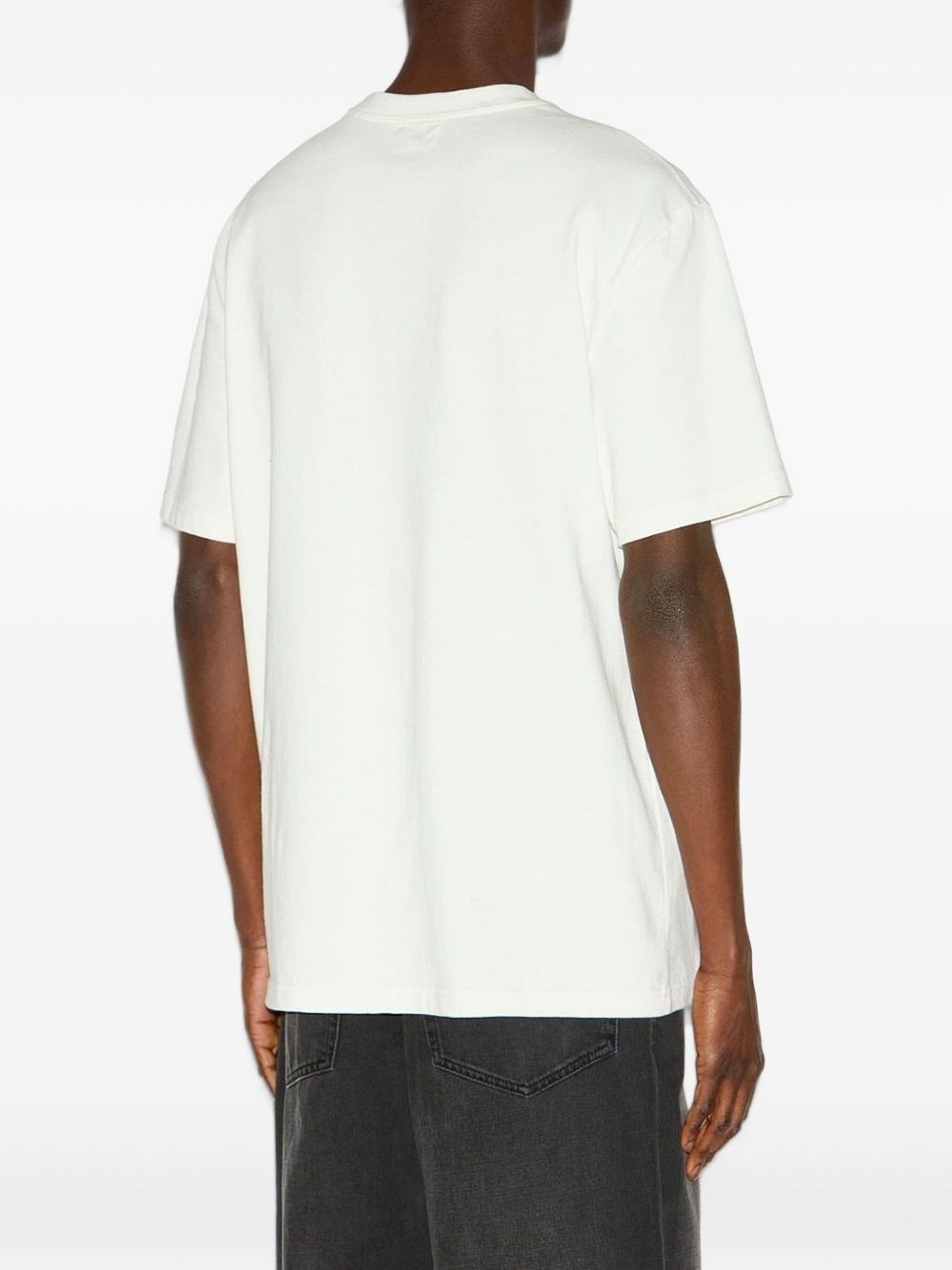 embroidered-logo cotton t-shirt - 4