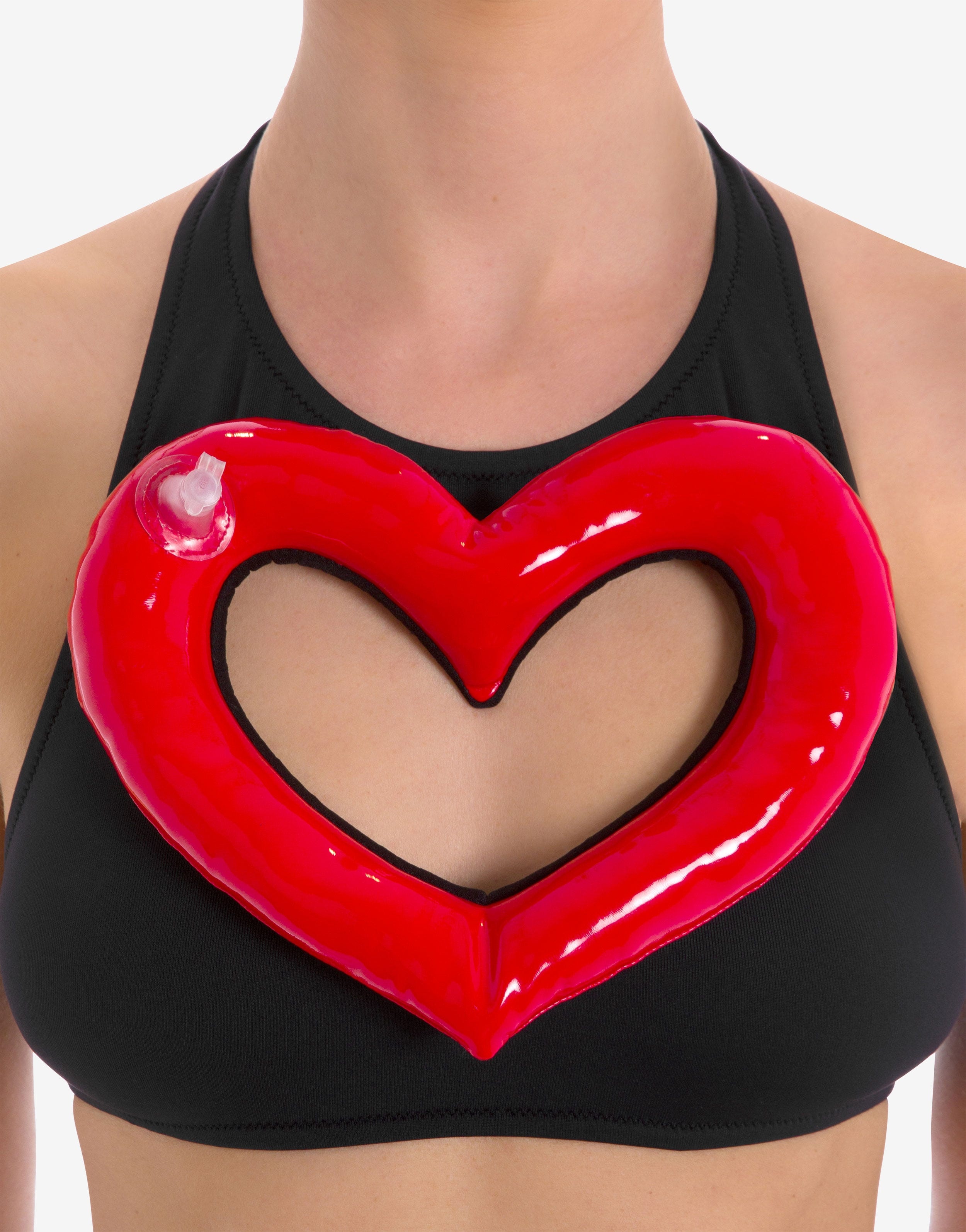 INFLATABLE HEART CUT-OUT BIKINI - 4