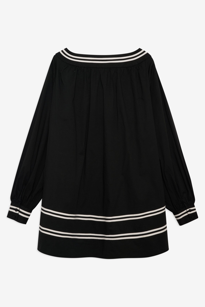 For Love & Lemons Helena Poplin Long Sleeve Mini Dress outlook