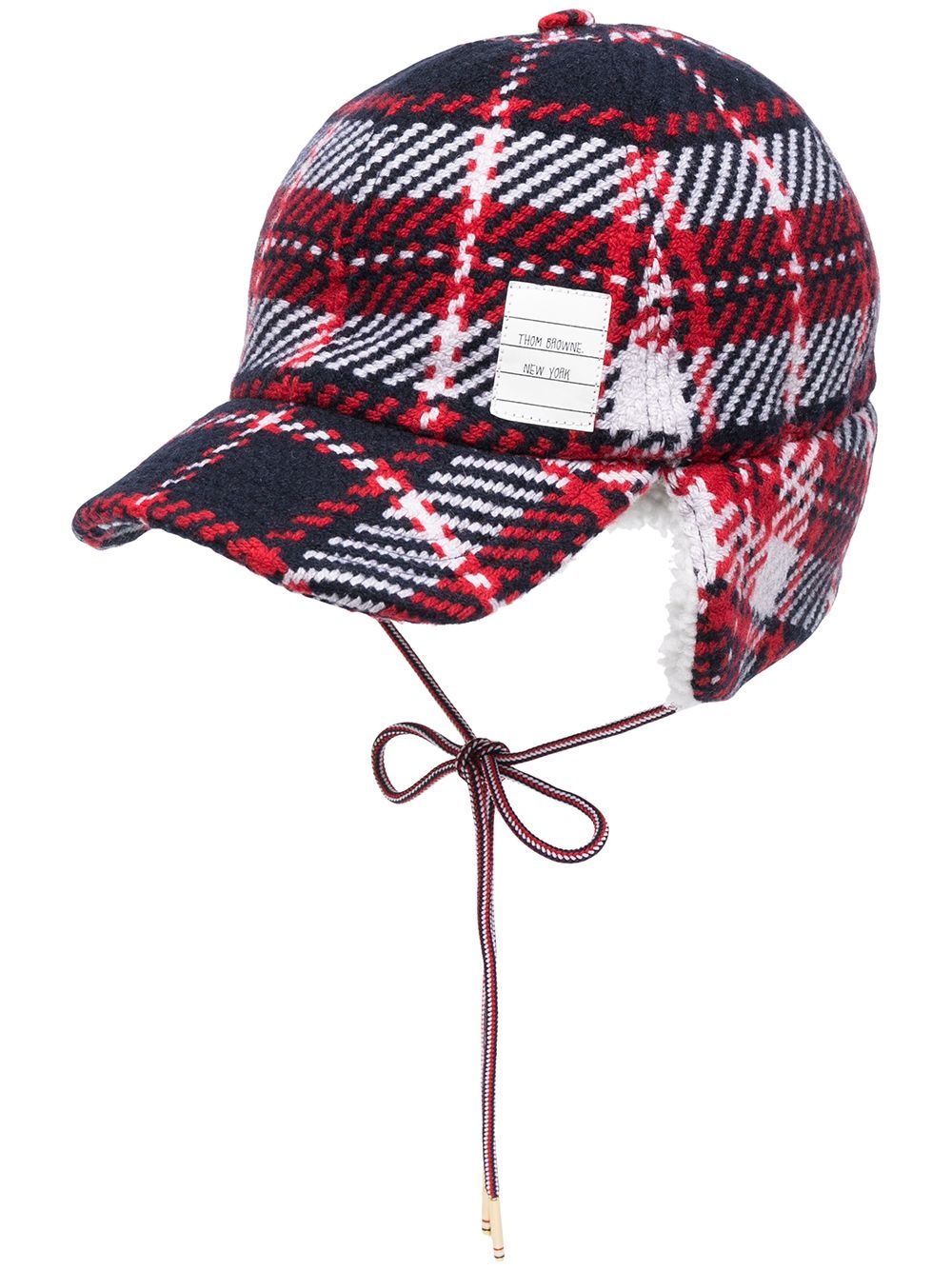 tartan baseball cap - 1